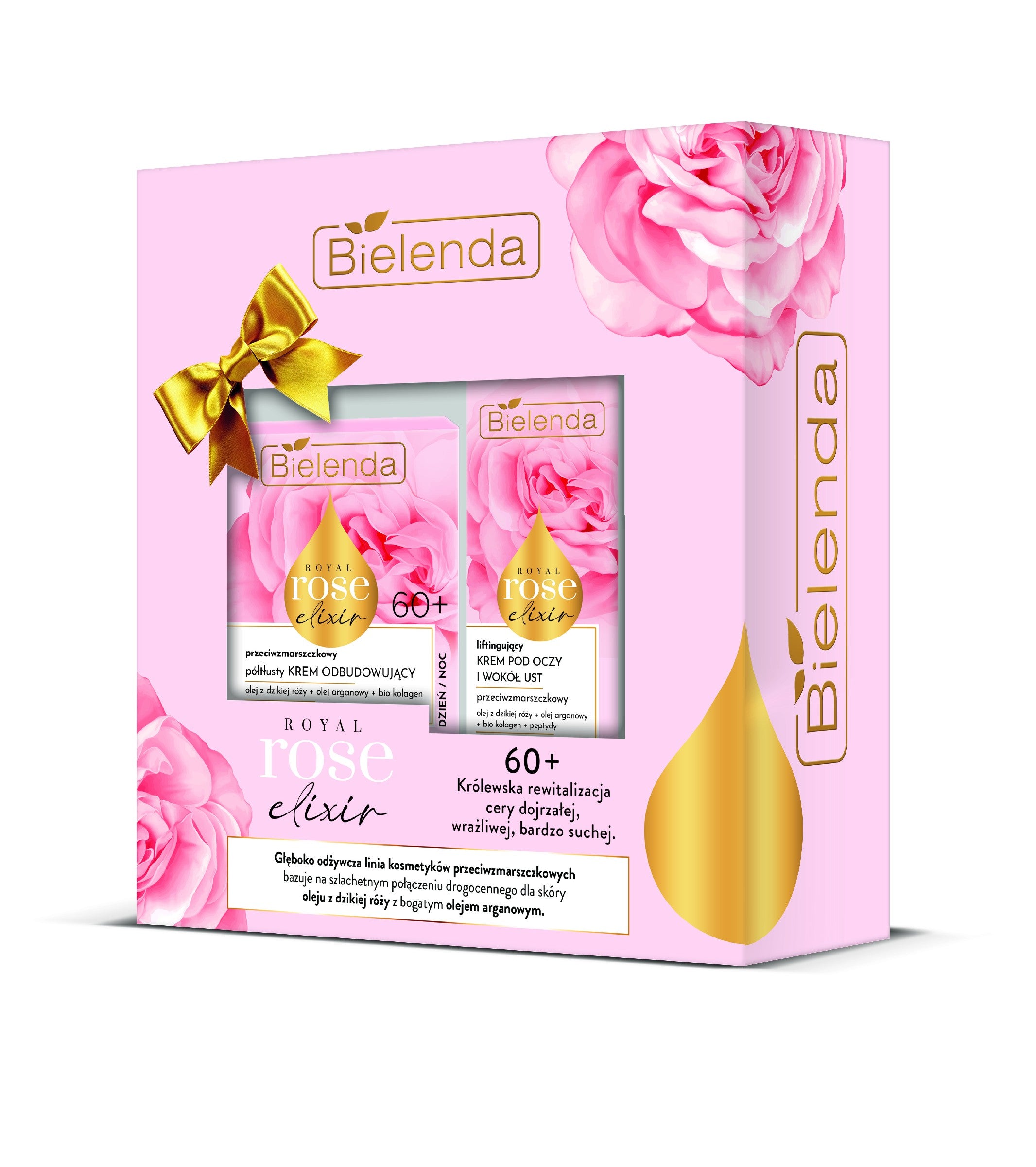 BIELENDA Royal Rose Elixir 60+ dovanų rinkinys (dieninė | Vaistine1.lt