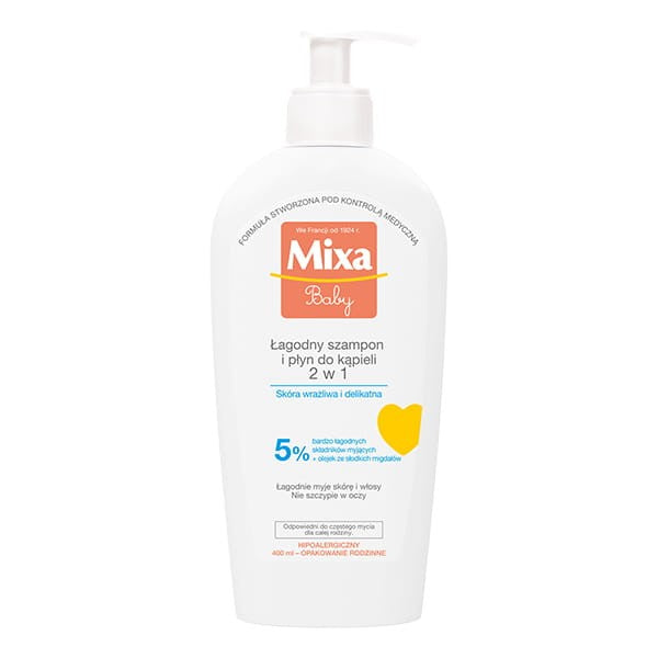 MIXA Baby Lipid Gel for Body and Hair Wash, 250ml | Vaistine1.lt | WestPharmacy.eu