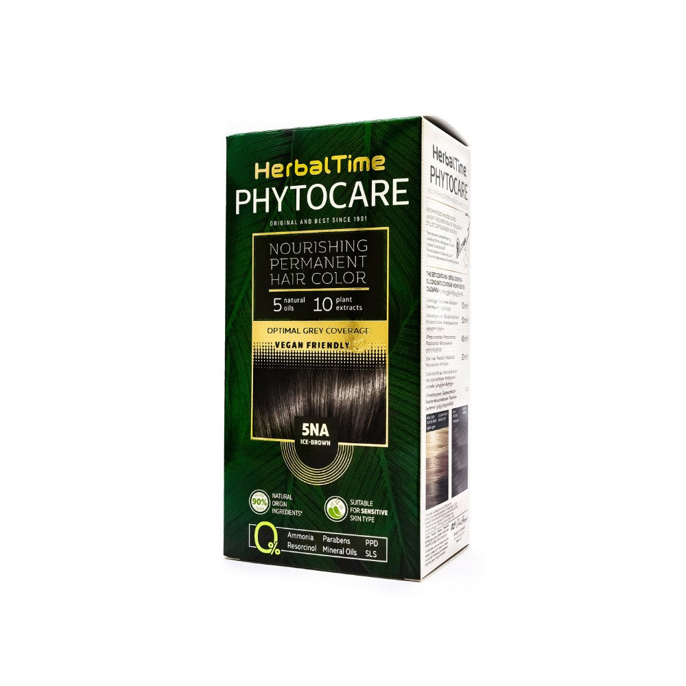 HERBAL TIME Phytocare Natural Hair Color 5NA Ice Brown | Vaistine1.lt