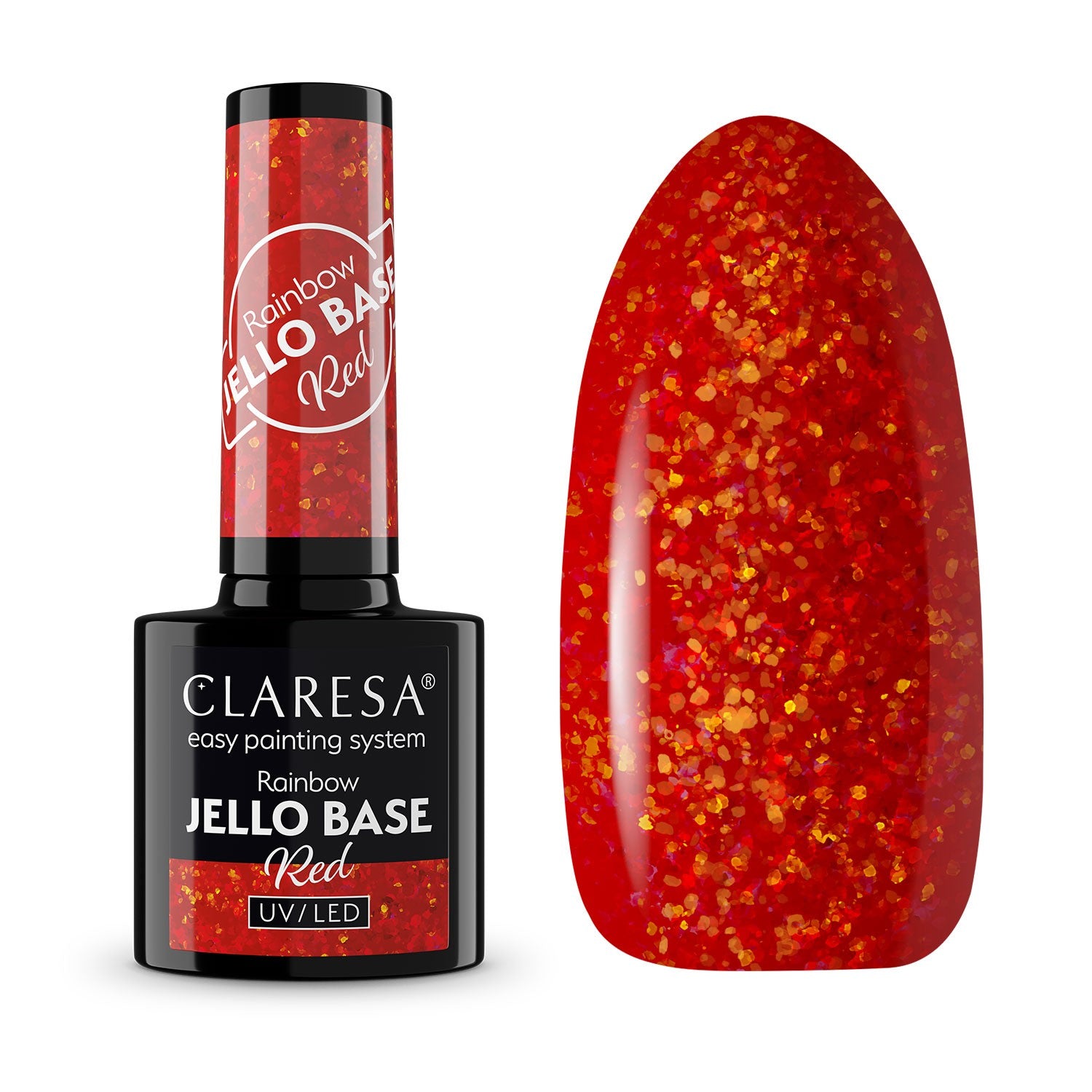 CLARESA Rainbow Hybrid Base - Jello Base Red | Vaistine1.lt