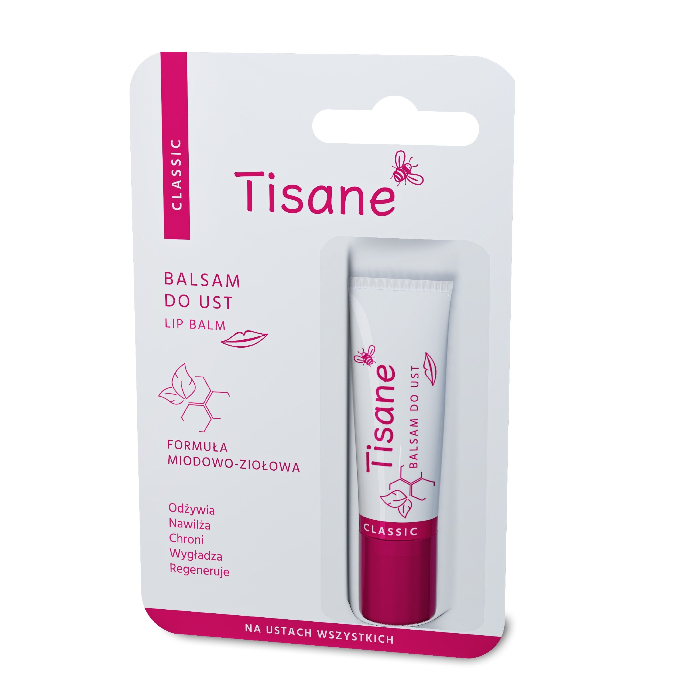 TISANE Classic Balsam for the lips in a tube 4.7 g | Vaistine1.lt