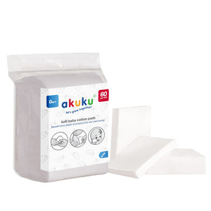 AKUKU cosmetic pads for infants 60 pcs., A0003 | Vaistine1.lt