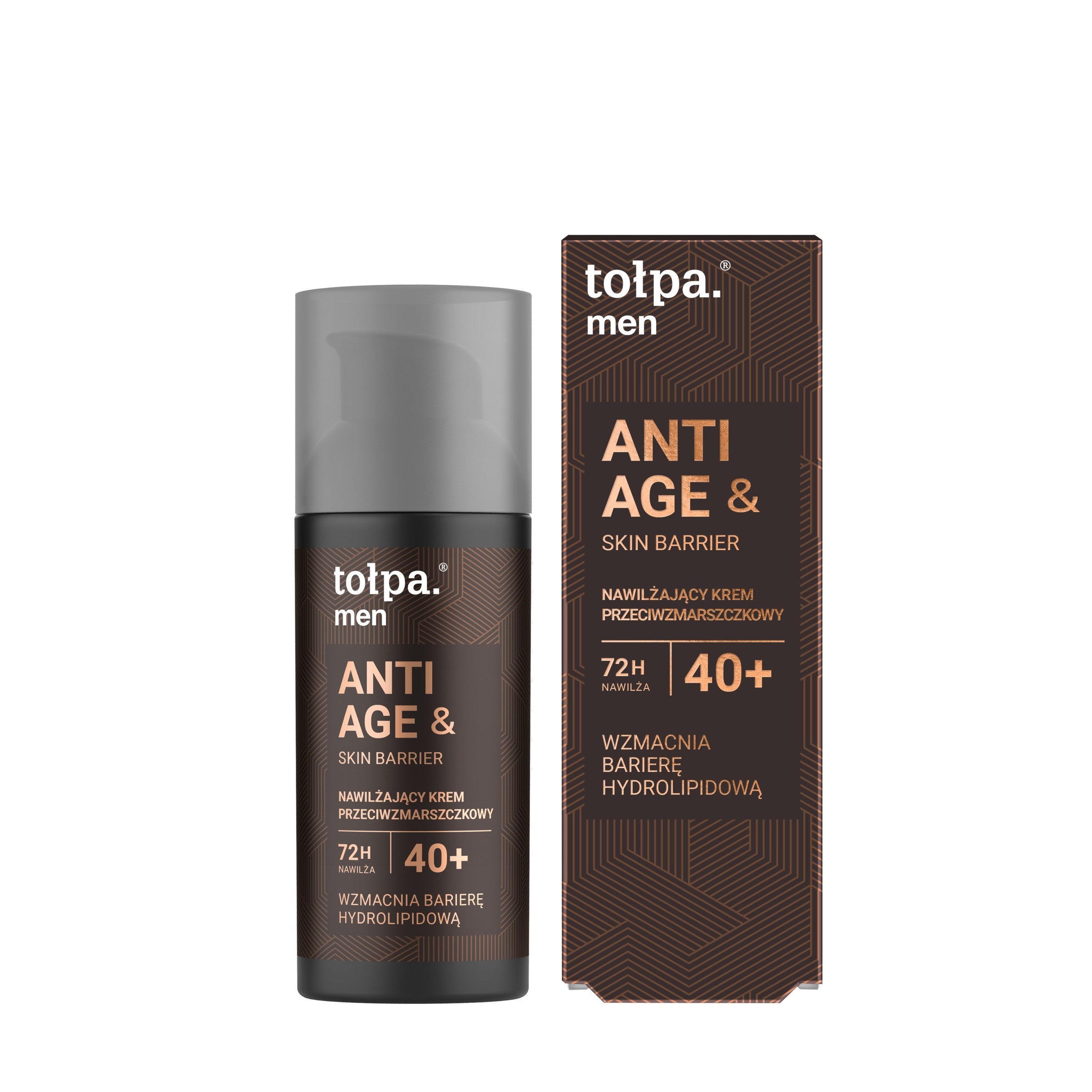 TOŁPA Men Anti Age & Skin Barrier 40+ Moisturizing Anti-Wrinkle Cream 50 ml | Vaistine1.lt