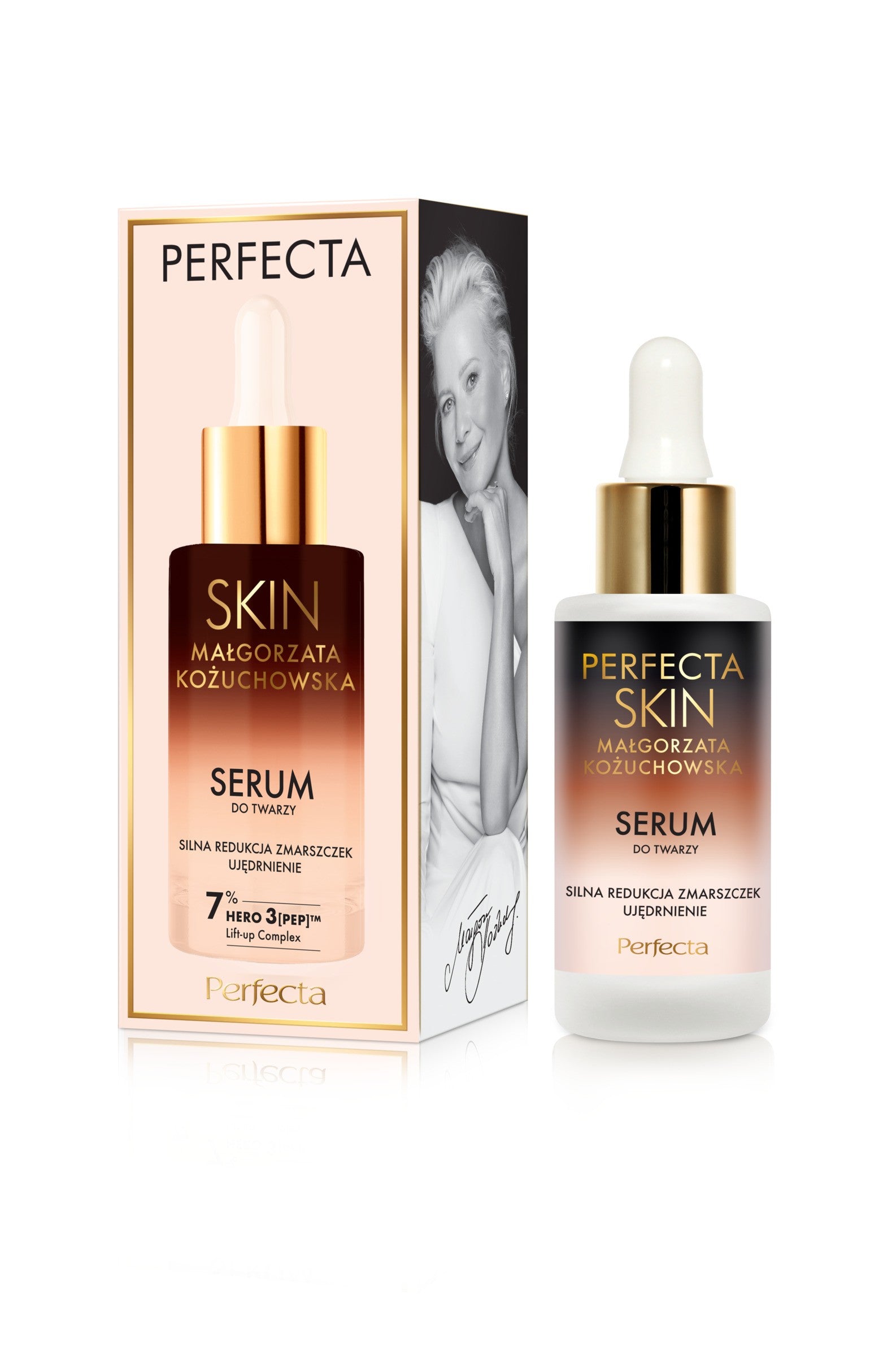 PERFECTA Skin Małgorzata Kożuchowska 50+/60+ Firming Face Serum 30 ml | Vaistine1.lt