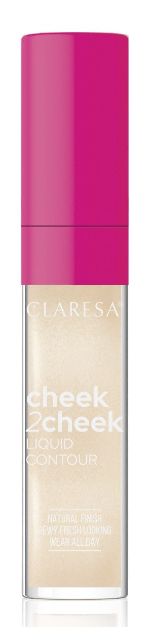 CLARESA Cheek2Cheek Liquid Highlighter 01 Crystal Light 7g | Vaistine1.lt