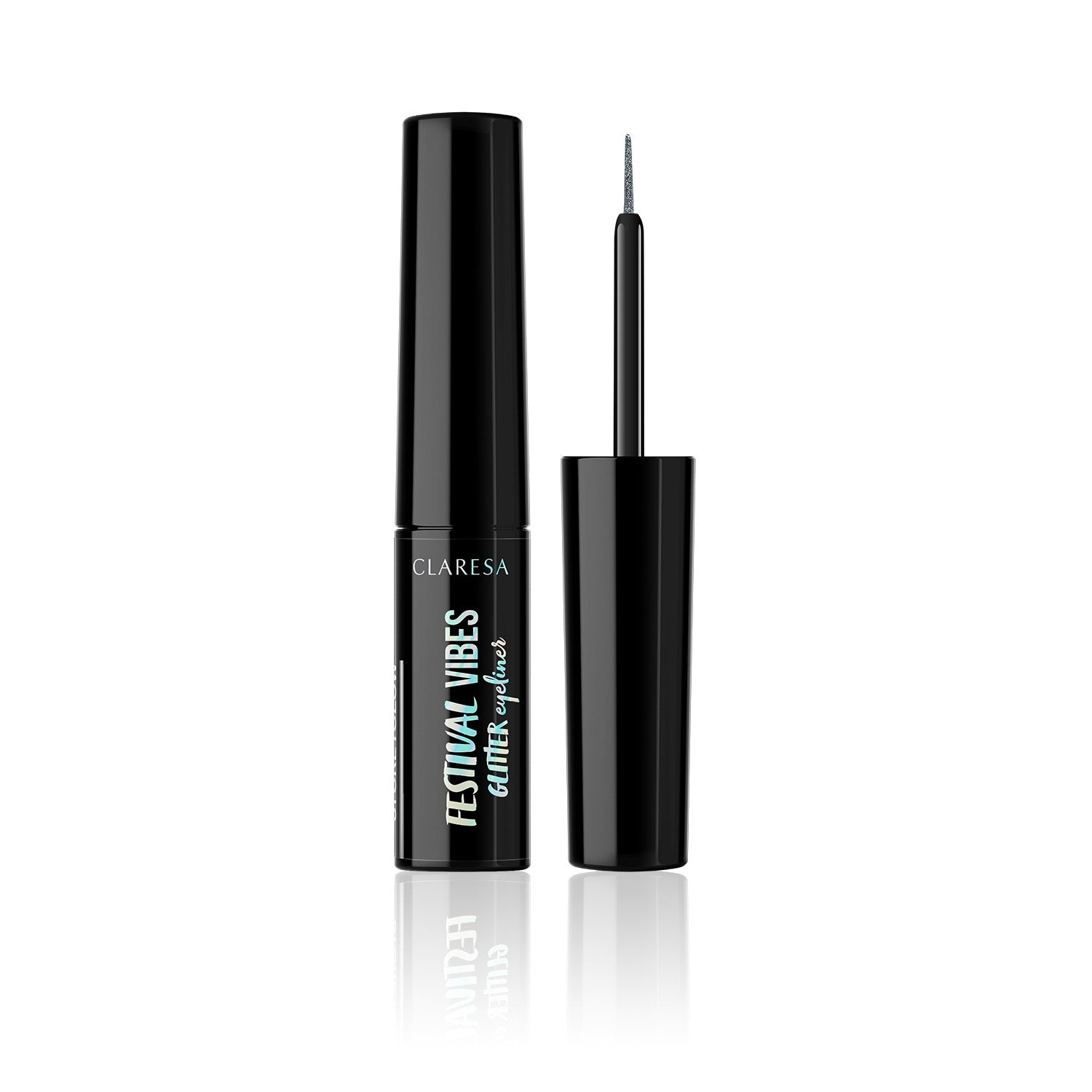 CLARESA Festival Vibes Glitter Eyeliner V.01 Grey Glow 4g | Vaistine1.lt