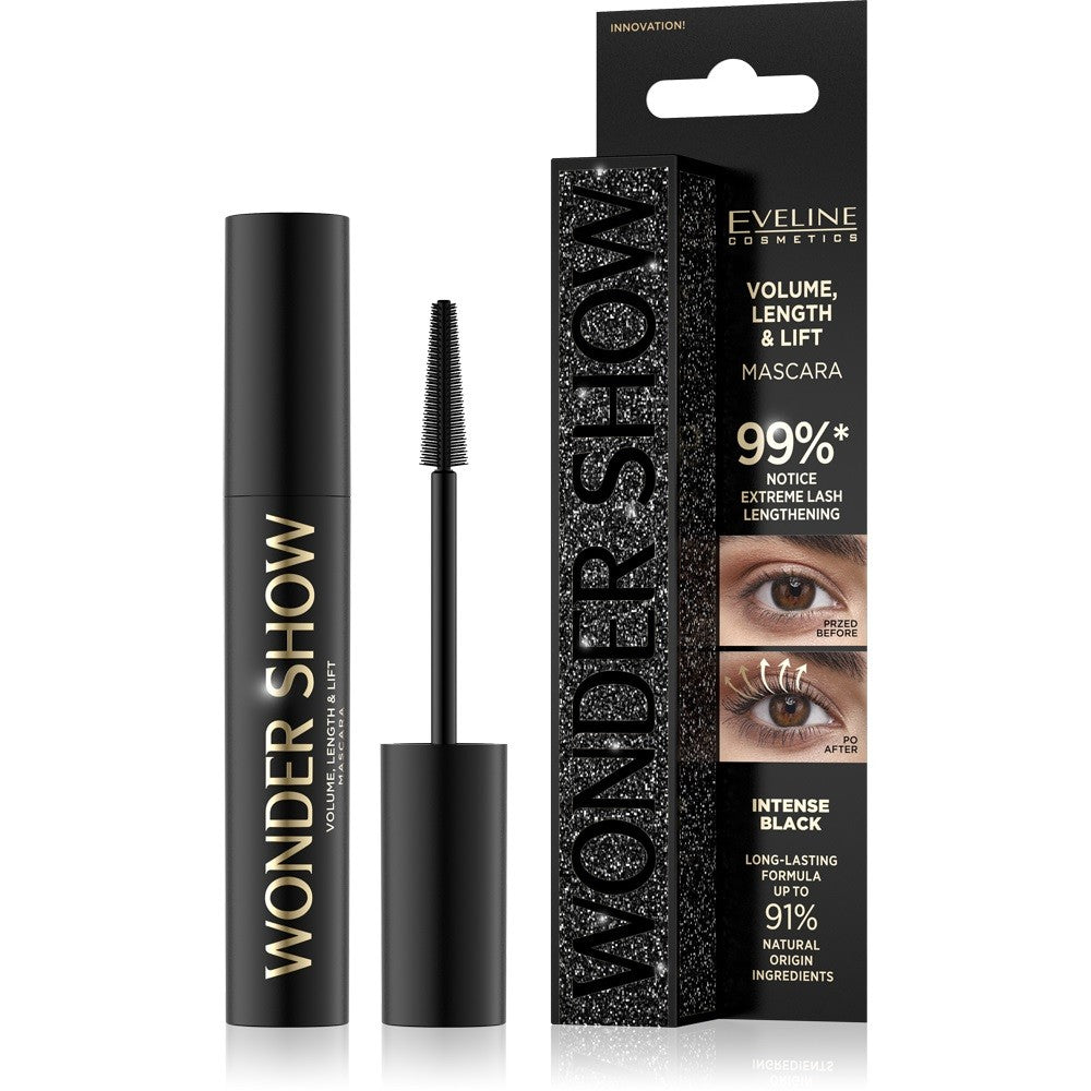 EVELINE Wonder Show Thickening-Lengthening-Lifting Mascara 7 ml (intense black) | Vaistine1.lt | WestPharmacy.eu