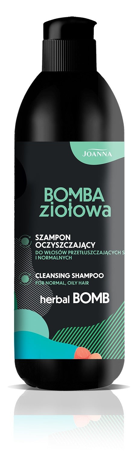 JOANNA Herbal Bomb Cleansing Shampoo for oily and normal hair 500 ml | Vaistine1.lt