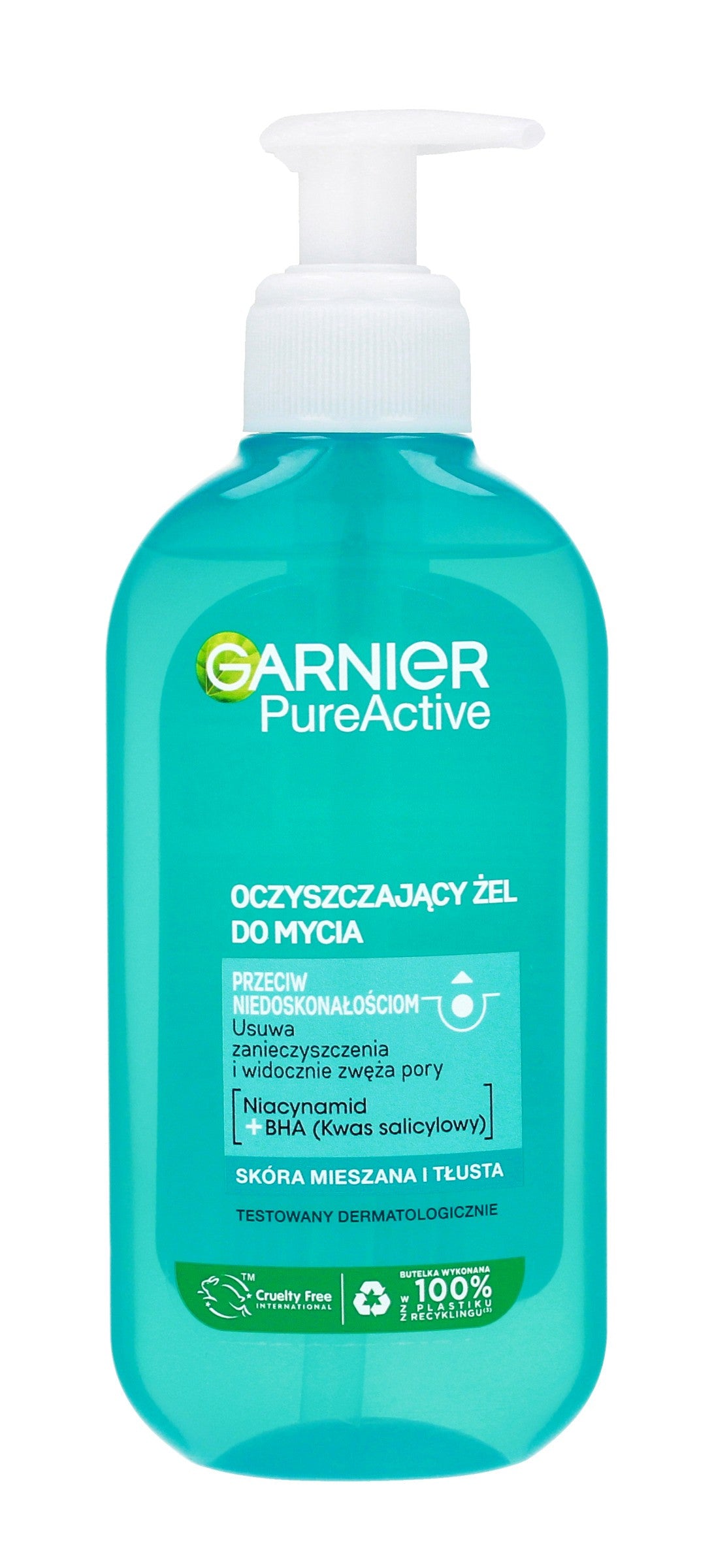 GARNIER Skin Naturals Pure Skin Deep Cleansing Gel Pore Tightening 200 ml | Vaistine1.lt