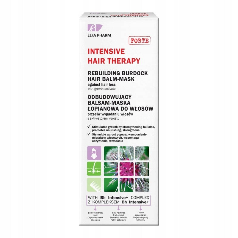 ELFA INTENSIVE Burdock Mask against hair loss 200 ml | Vaistine1.lt | WestPharmacy.eu