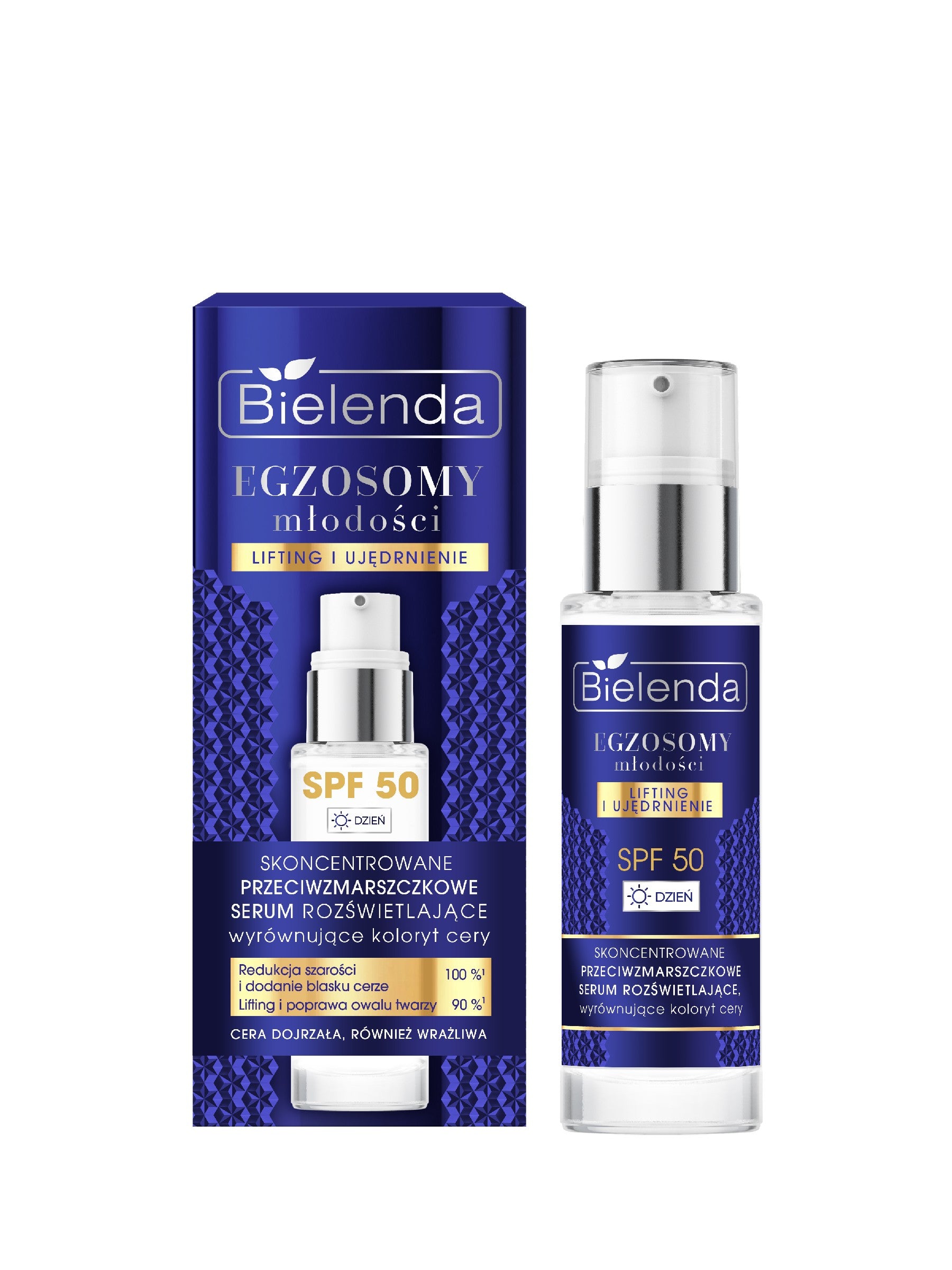 BIELENDA Exosomes of Youth Concentrated anti-wrinkle brightening, skin tone evening serum SPF 50 for day 30 ml  - Vaistine1.lt | WestPharmacy.eu