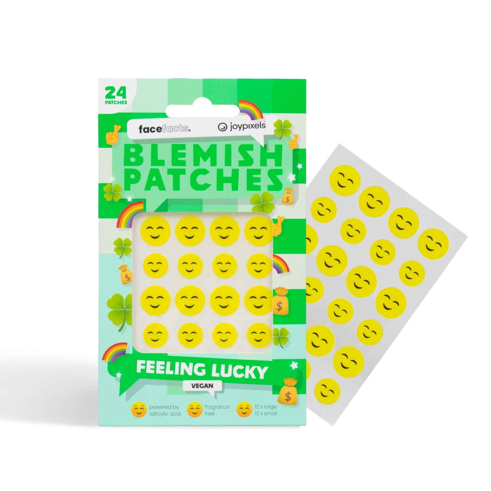 FACE FACTS Blemish Patches Joy Pixels Eczema Patches - Feeling Lucky 1op.-24pcs  - Vaistine1.lt | WestPharmacy.eu