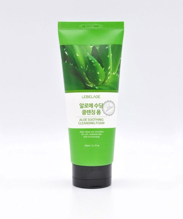 LEBELAGE Soothing Aloe Face Foam  - Vaistine1.lt | WestPharmacy.eu