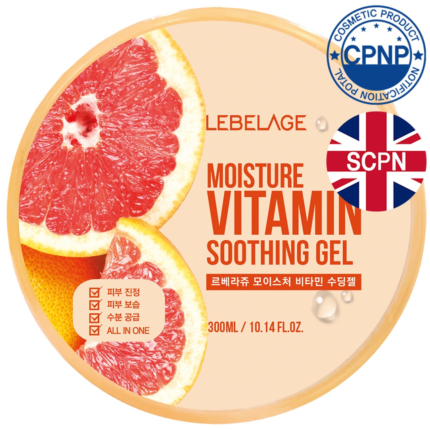 LEBELAGE Vitamin Purity 100% Face and Body Gel 300 ml  - Vaistine1.lt | WestPharmacy.eu