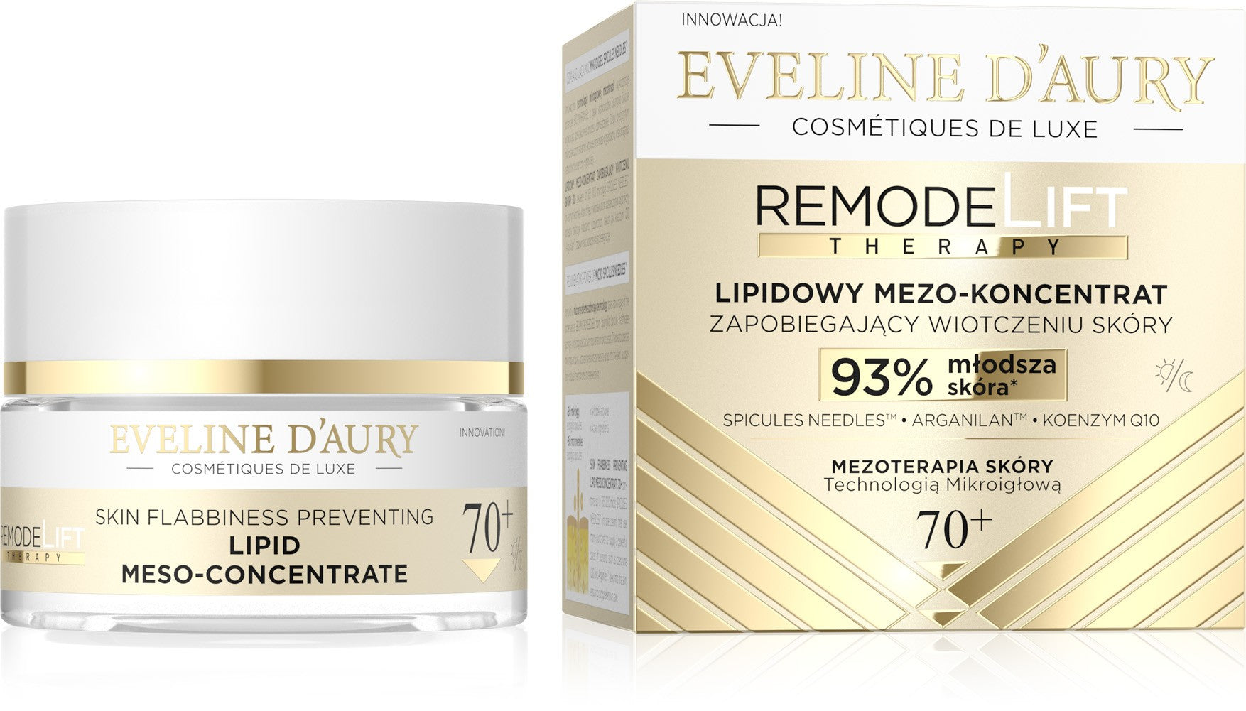 EVELINE D'AURY Remodelift Therapy Lipid Meso-Concentrate to prevent skin sagging 70+ for day and night 50 ml  - Vaistine1.lt | WestPharmacy.eu