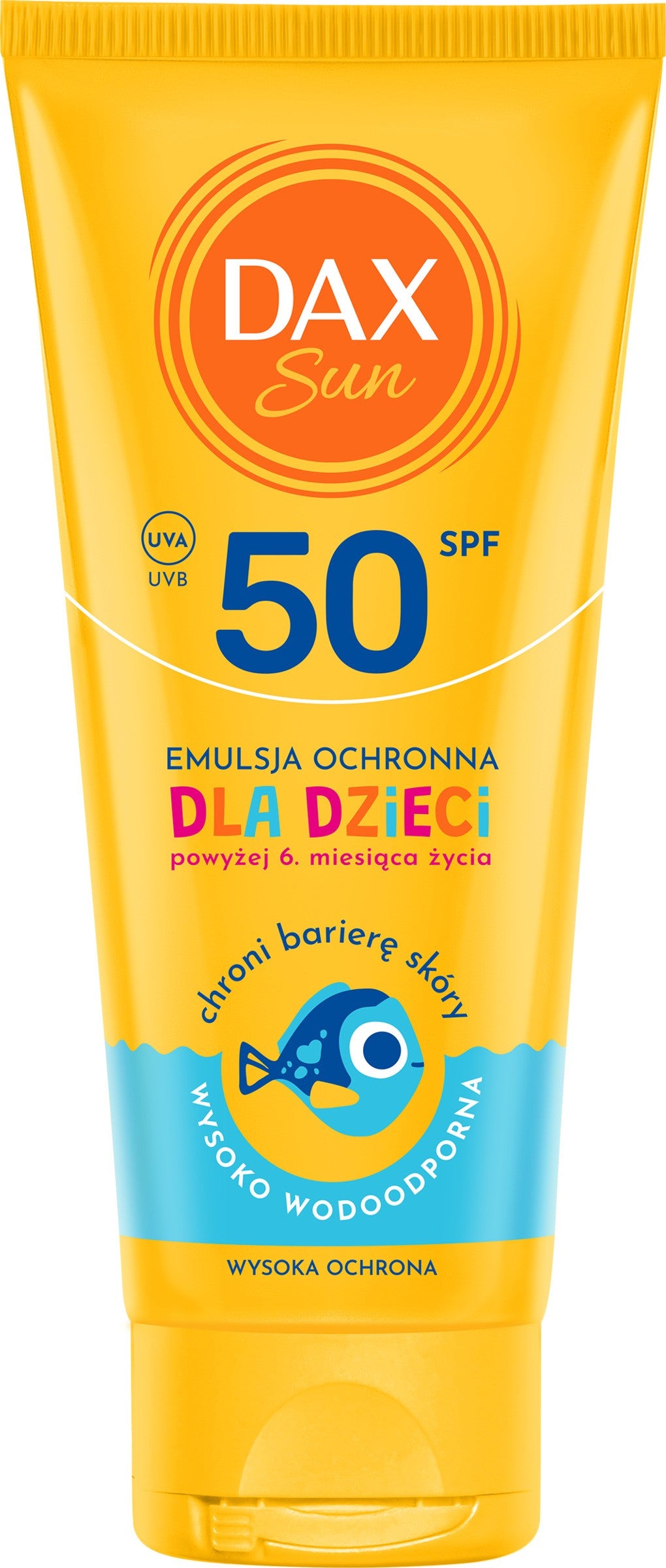 DAX Sun Protective Emulsion for Children SPF 50 Travel 100 ml  - Vaistine1.lt | WestPharmacy.eu