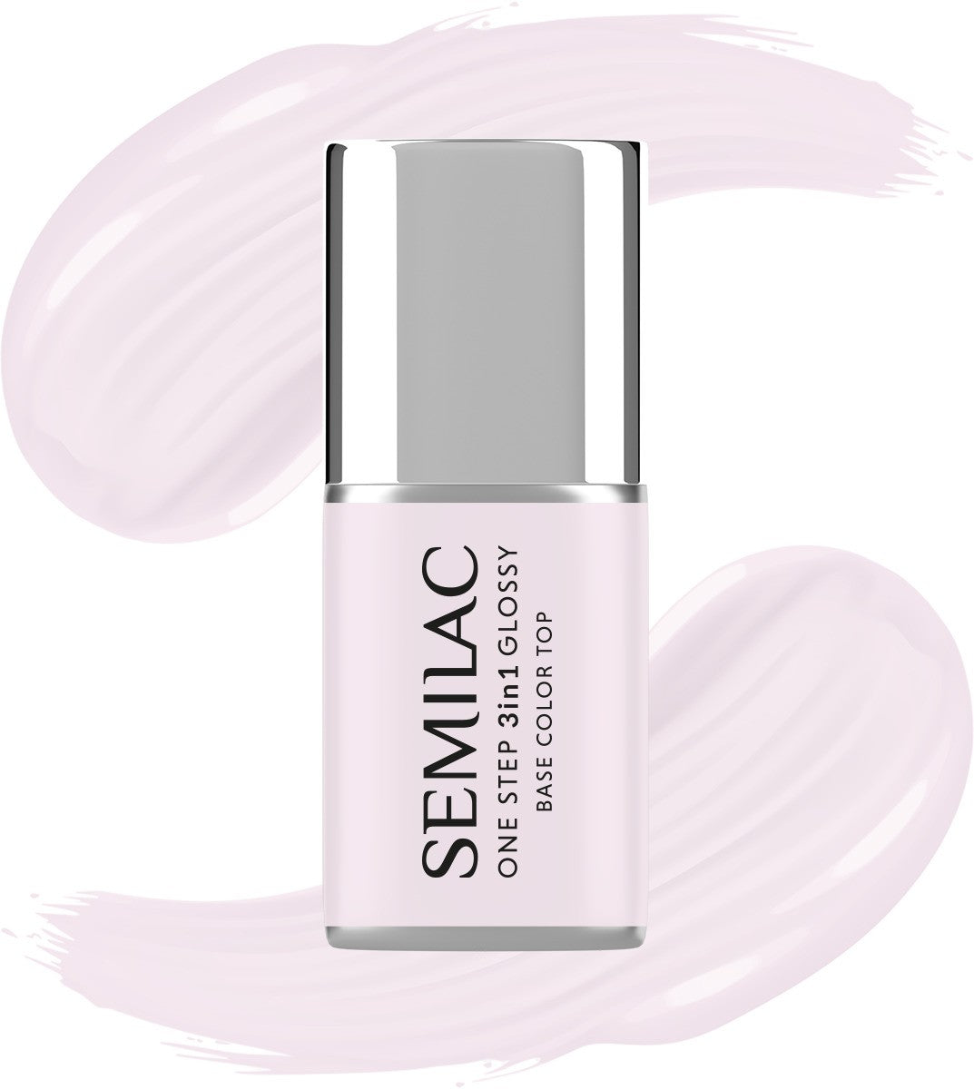 SEMILAC One Step Glossy 3in1 Nail Hybrid Varnish S235 Peach Beige 7 ml.  - Vaistine1.lt | WestPharmacy.eu