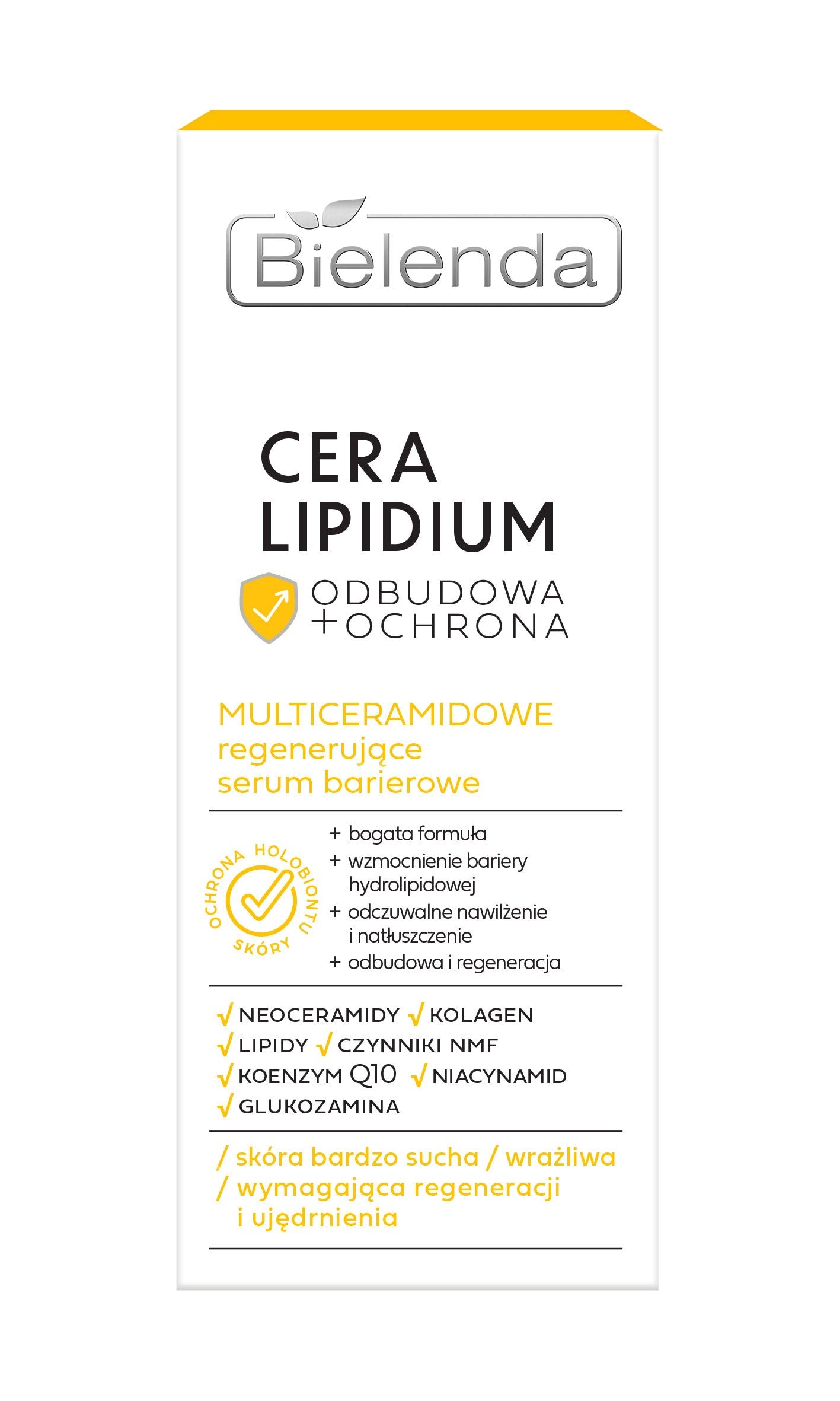 BIELENDA Cera Lipidium Reconstruction + Protection Multicamide regenerating barrier serum 30 ml  - Vaistine1.lt | WestPharmacy.eu