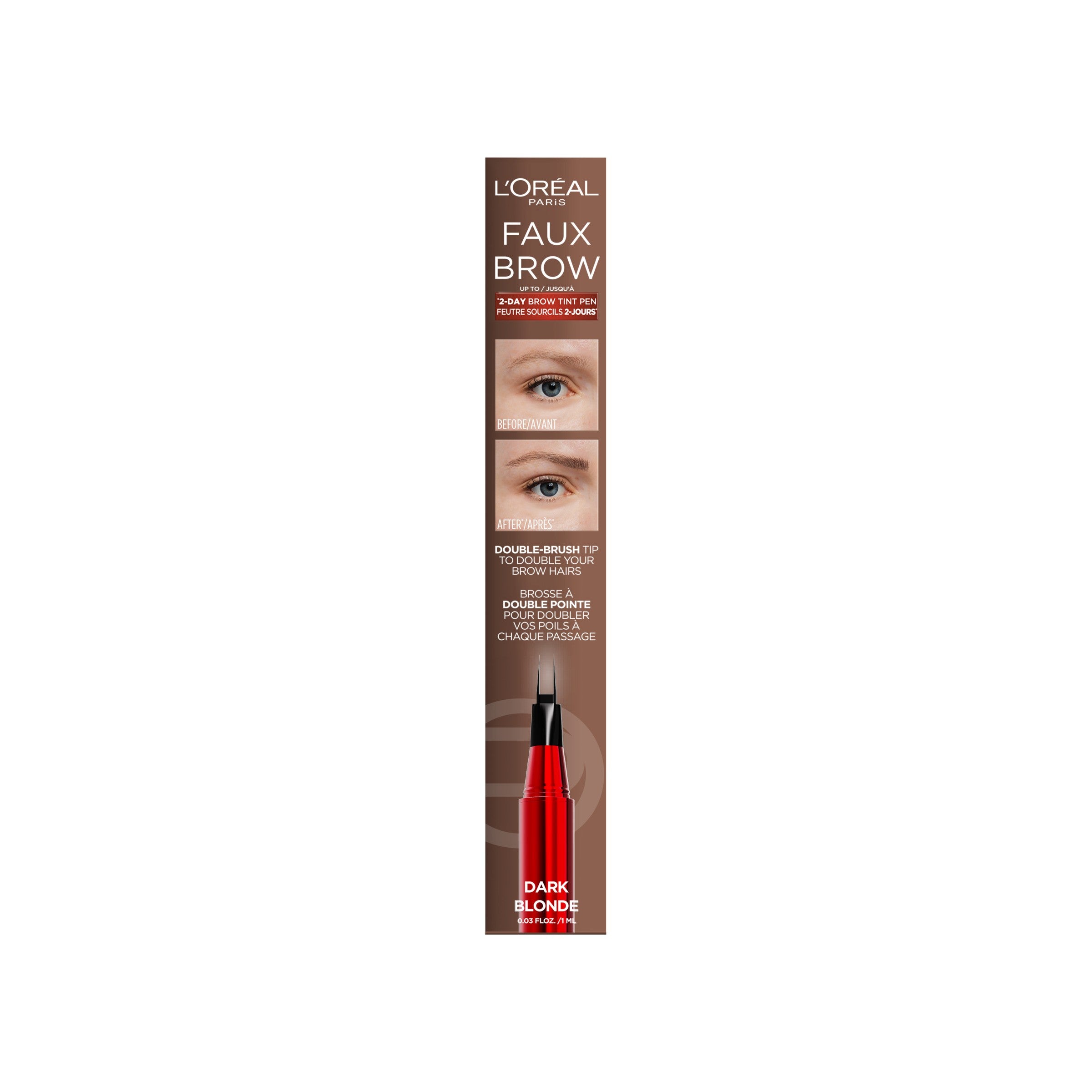 LOREAL Infallible Faux Brow Pencil Dark Blonde  - Vaistine1.lt | WestPharmacy.eu