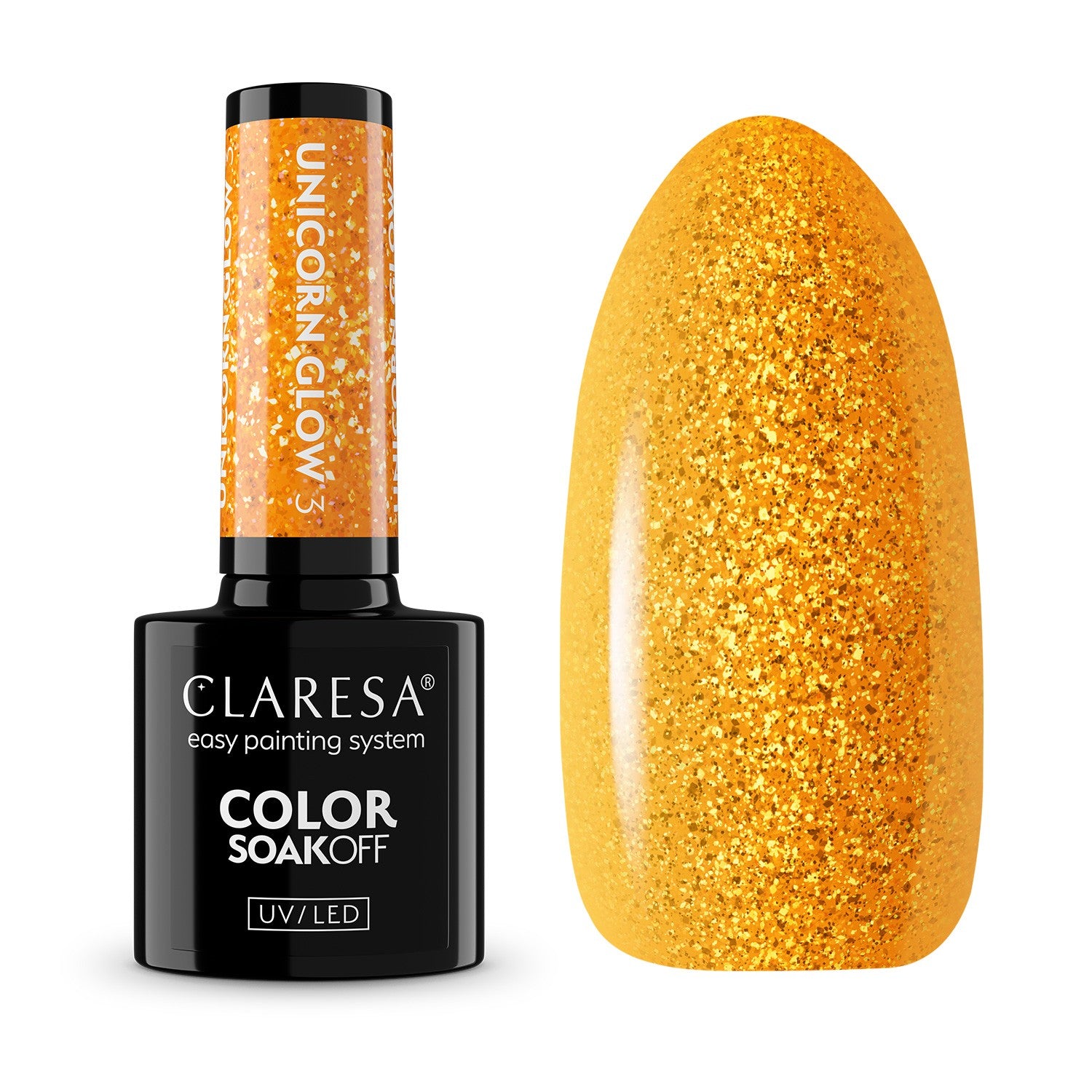CLARESA N Hybrid Varnish Unicorn Glow 03 5 g  - Vaistine1.lt | WestPharmacy.eu