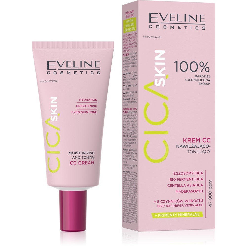 EVELINE CICA Skin CC Moisturizing and Toning Cream 30 ml  - Vaistine1.lt | WestPharmacy.eu