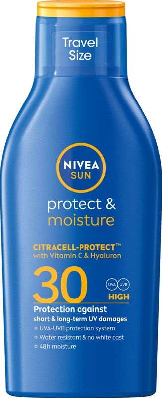 NIVEA SUN Protect Moisture Sunscreen Moisturizing Lotion SPF30 100 ml  - Vaistine1.lt | WestPharmacy.eu