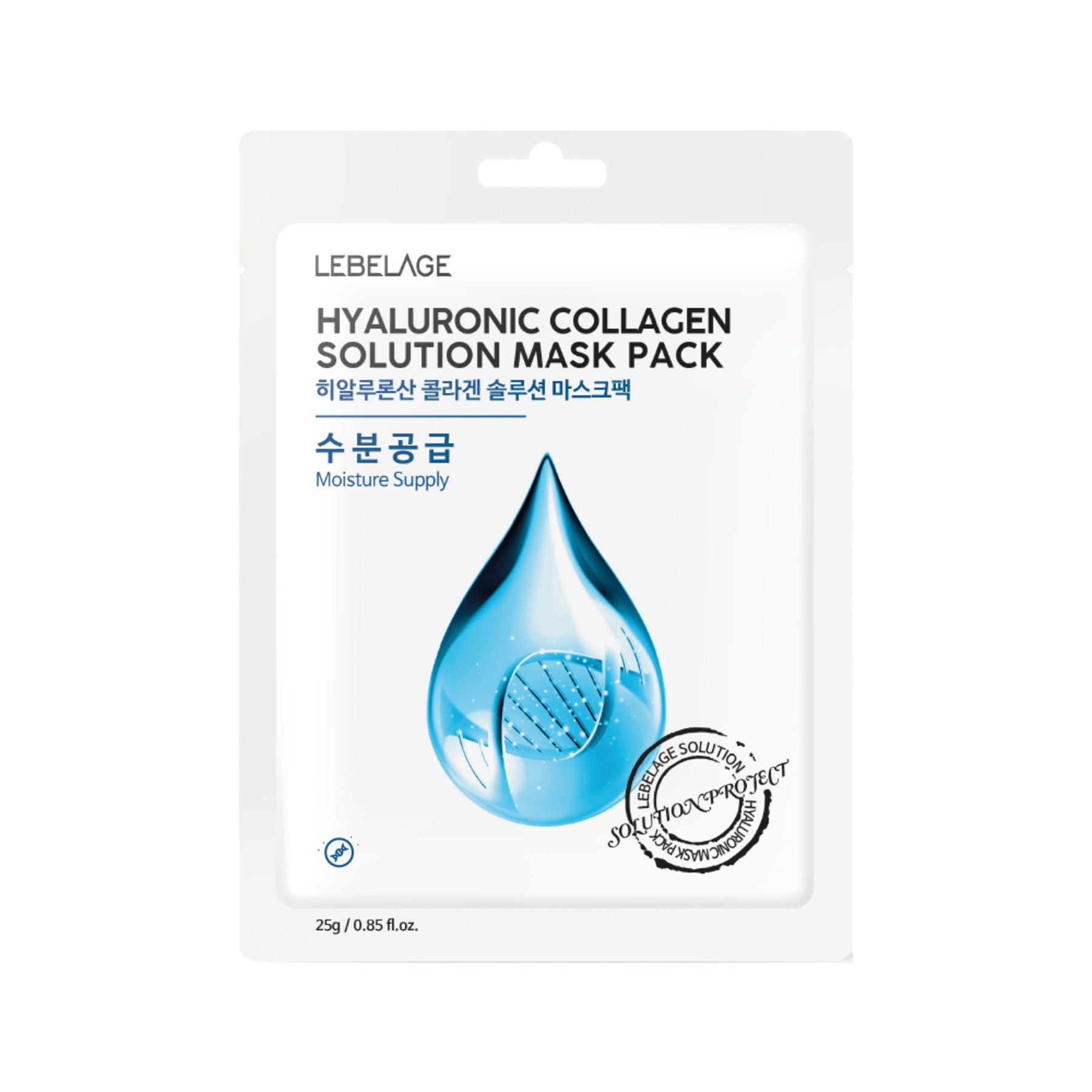 LEBELAGE Hyaluronic Collagen sheet mask  - Vaistine1.lt | WestPharmacy.eu