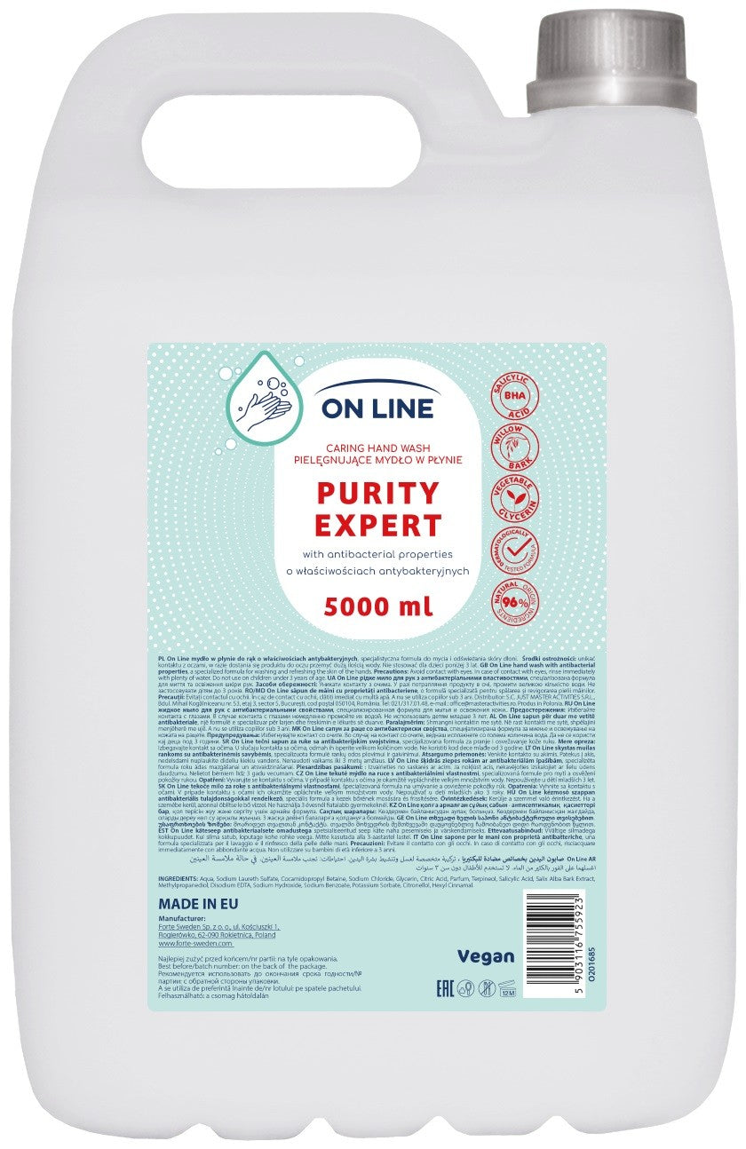 ON LINE Nurturing Antibacterial Liquid Soap 5000 ml.  - Vaistine1.lt | WestPharmacy.eu