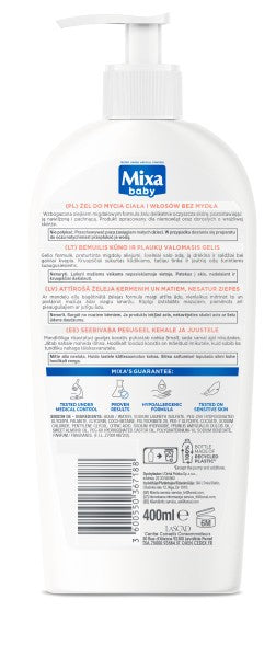 MIXA Baby Body & Hair , 400 ml | Vaistine1.lt | WestPharmacy.eu