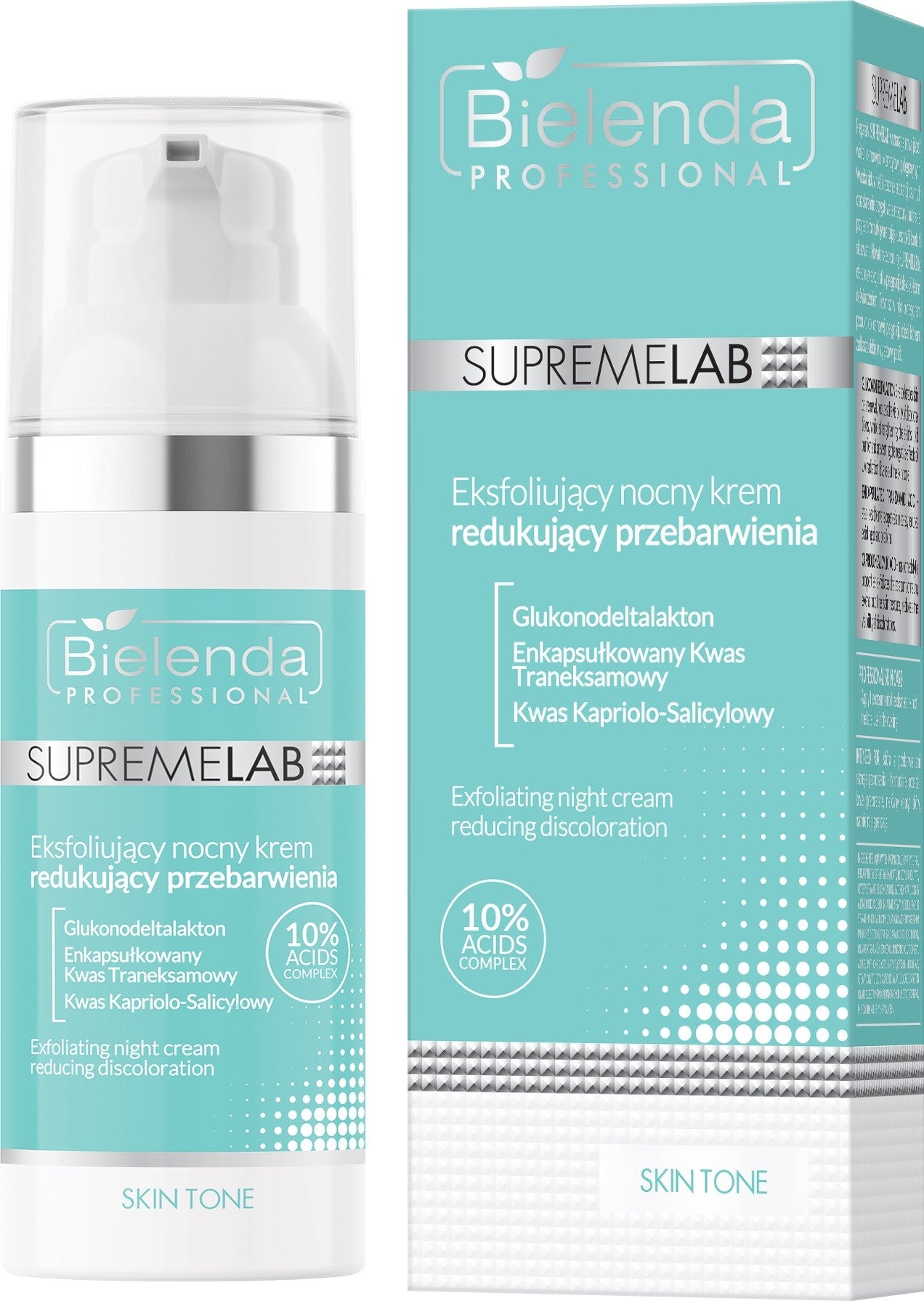 BIELENDA PROFESSIONAL Supremelab Skin Tone Exfoliating Discoloration Reducing Night Cream 50 ml.  - Vaistine1.lt | WestPharmacy.eu