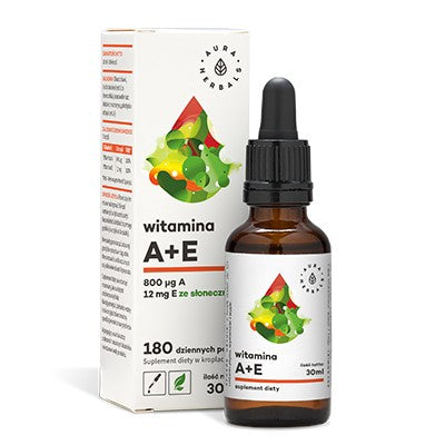 AURA HERBALS Vitamin A + E drops 30 ml.  - Vaistine1.lt | WestPharmacy.eu