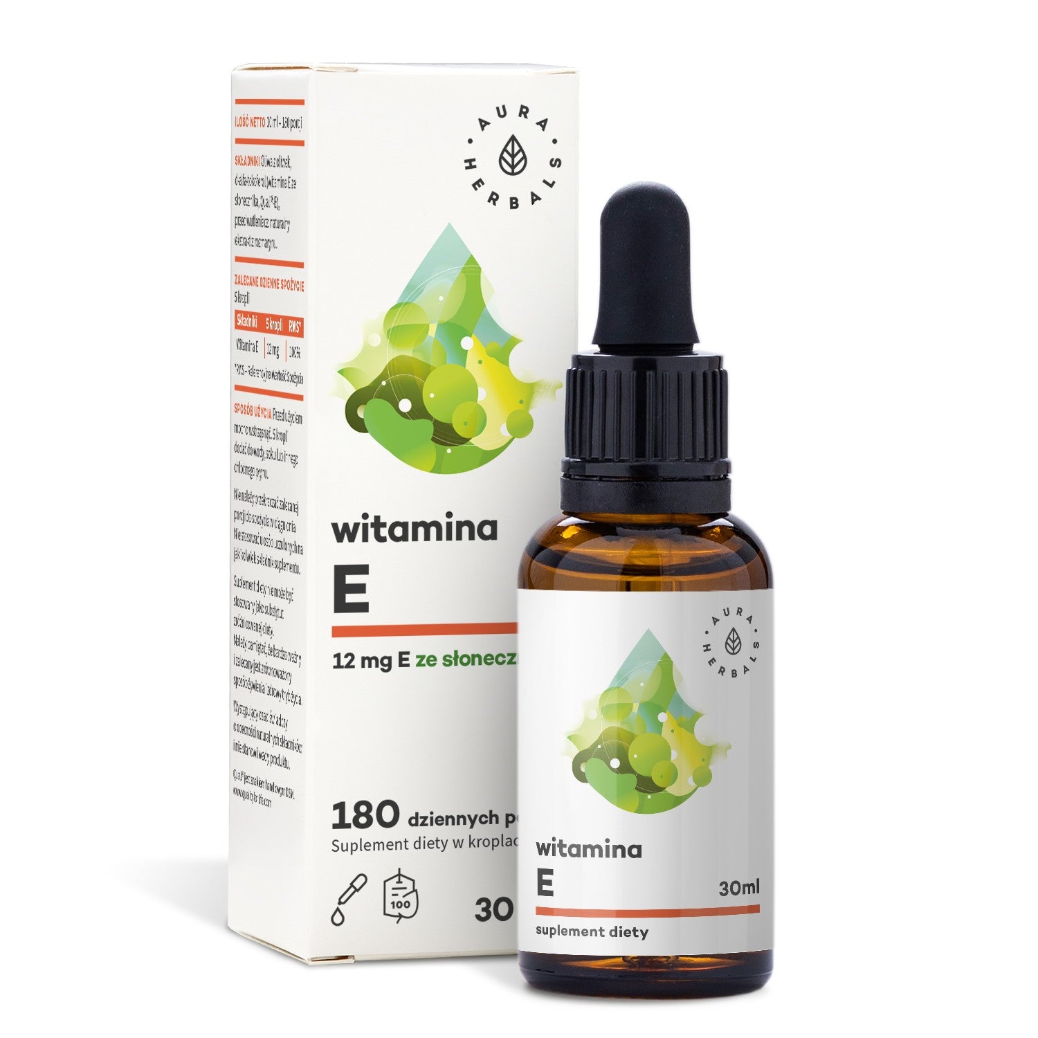 AURA HERBALS Vitamin E Forte drops 30 ml.  - Vaistine1.lt | WestPharmacy.eu