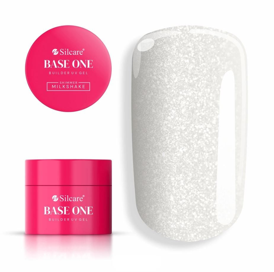 SILCARE Base One Gel Nail Builder - Shimmer Milkshake 50 g  - Vaistine1.lt | WestPharmacy.eu