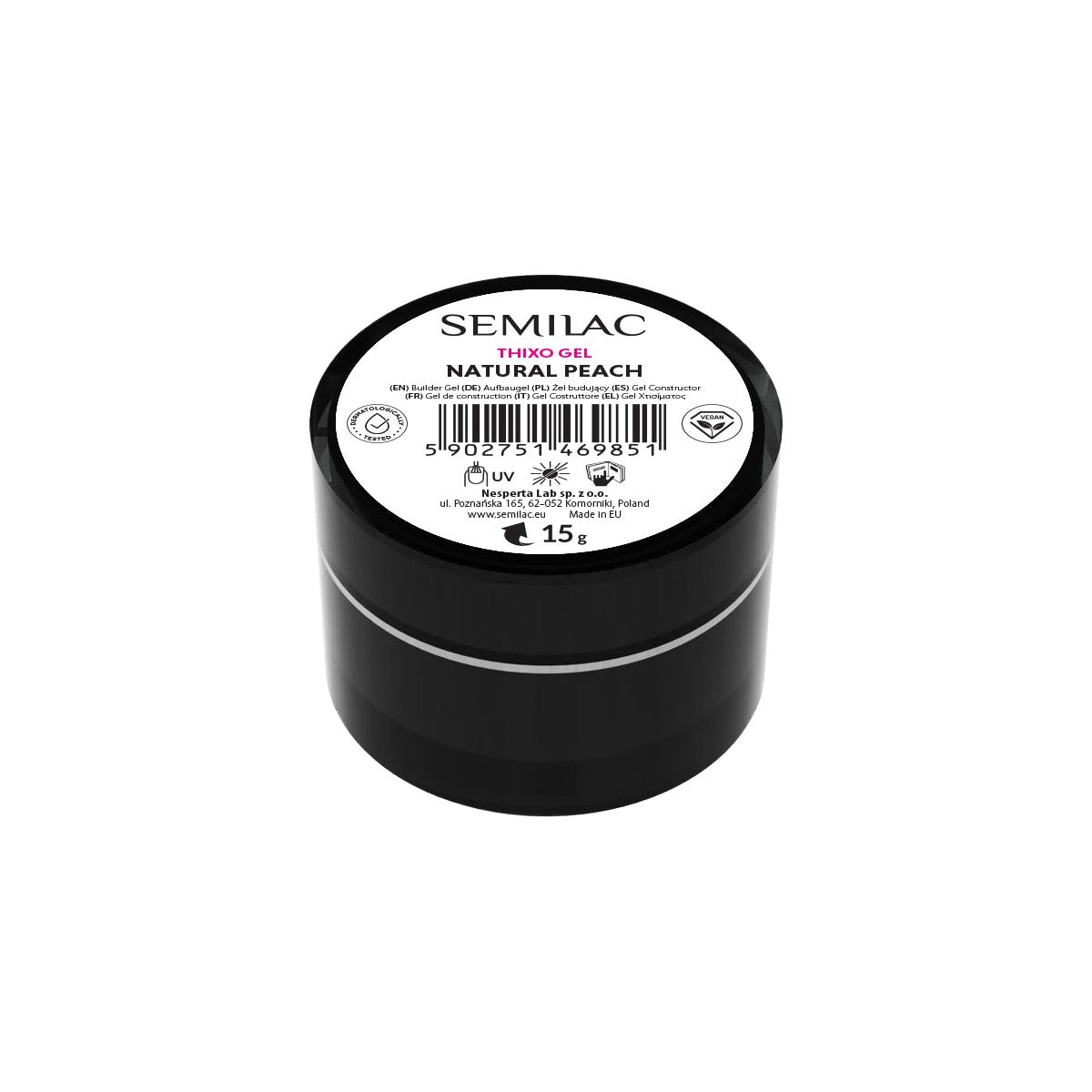 SEMILAC Thixo Building Gel - Natural Peach 15 g  - Vaistine1.lt | WestPharmacy.eu