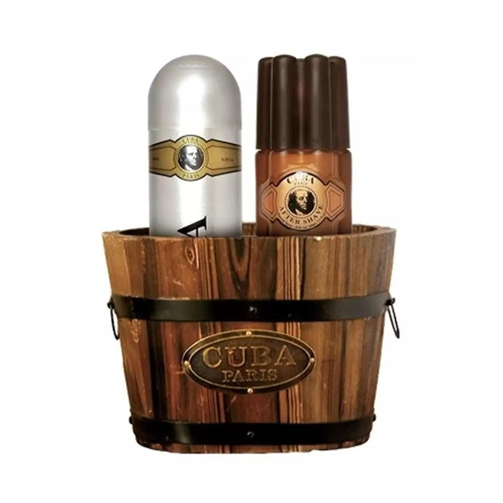 CUBA Gold Set for men Perfumed deodorant 200 ml + Aftershave 100 ml  - Vaistine1.lt | WestPharmacy.eu