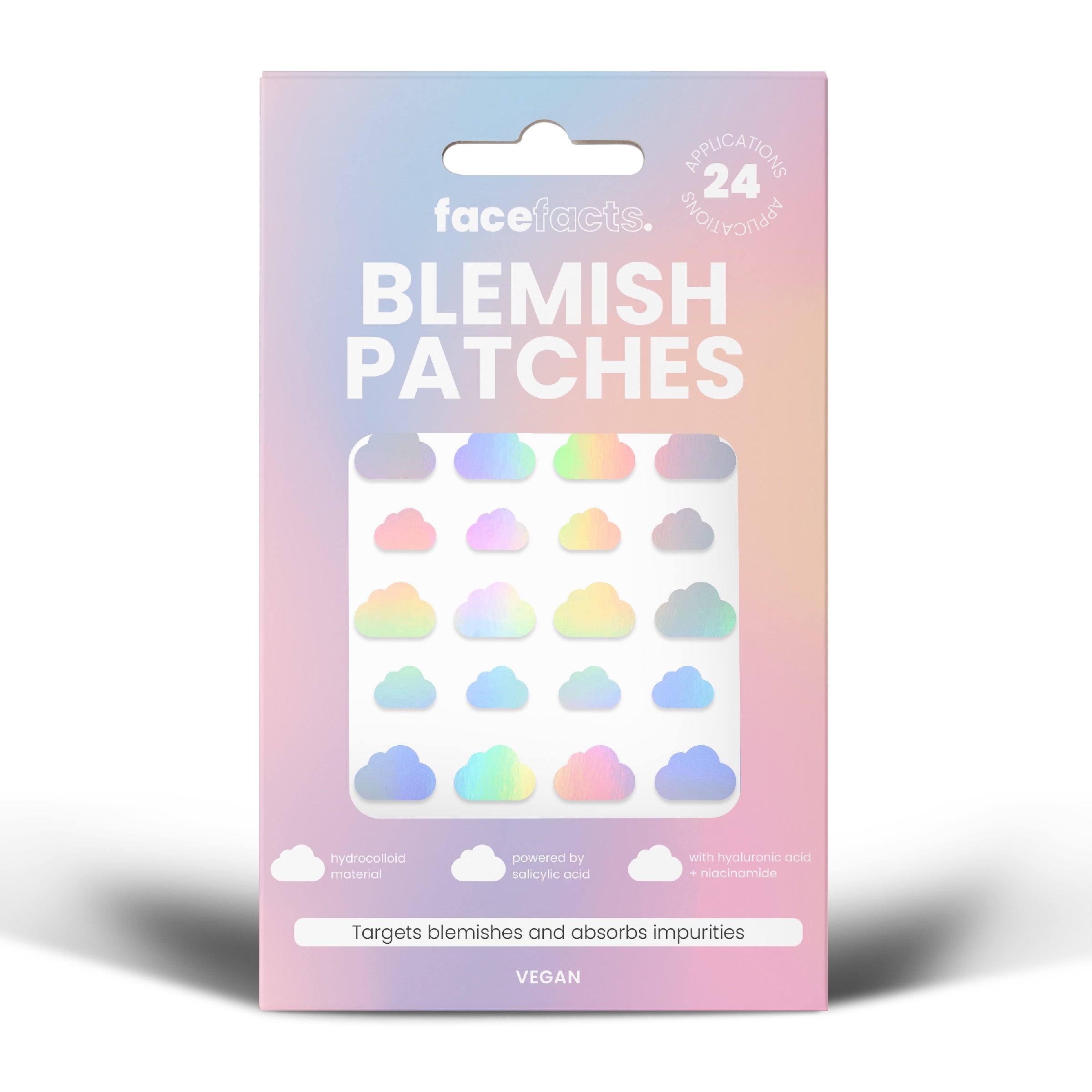 Face Facts Blemish Patches - Holographic Clouds  - Vaistine1.lt | WestPharmacy.eu