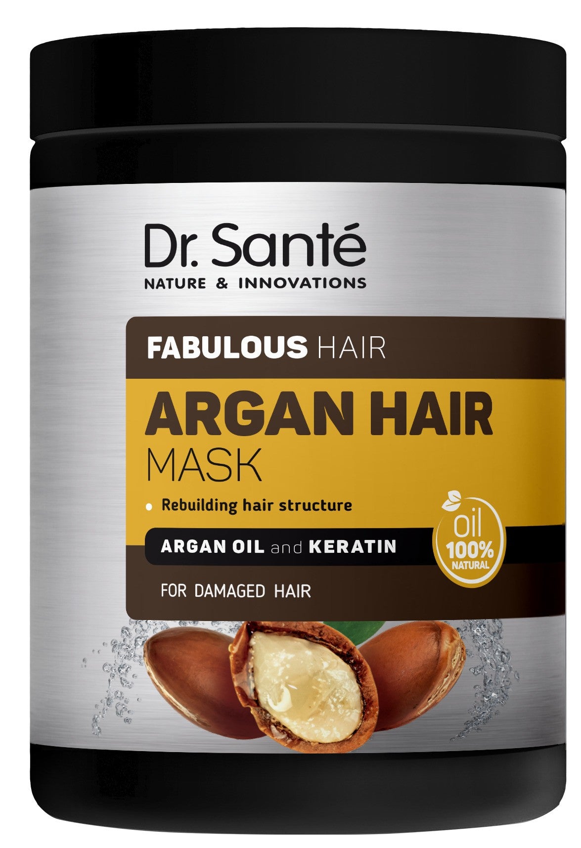DR.SANTE Argan Hair Mask for damaged hair with argan oil and keratin 1000 ml | Vaistine1.lt | WestPharmacy.eu