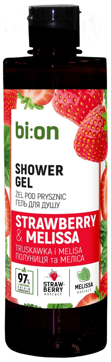 BIO NATURELL Strawberry and Melissa Cream Shower Gel 473 ml  - Vaistine1.lt | WestPharmacy.eu