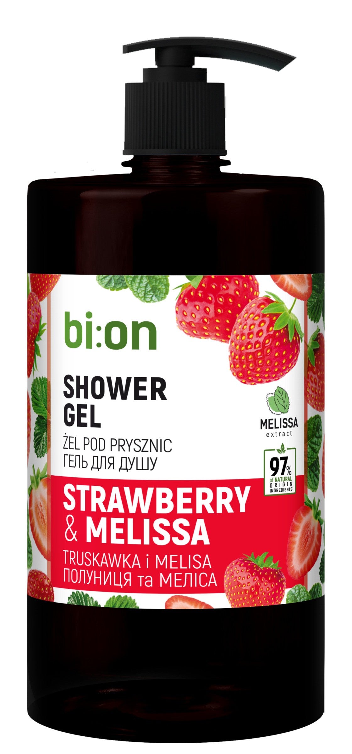 BIO NATURELL Strawberry and Melissa Cream Shower Gel 946 ml  - Vaistine1.lt | WestPharmacy.eu
