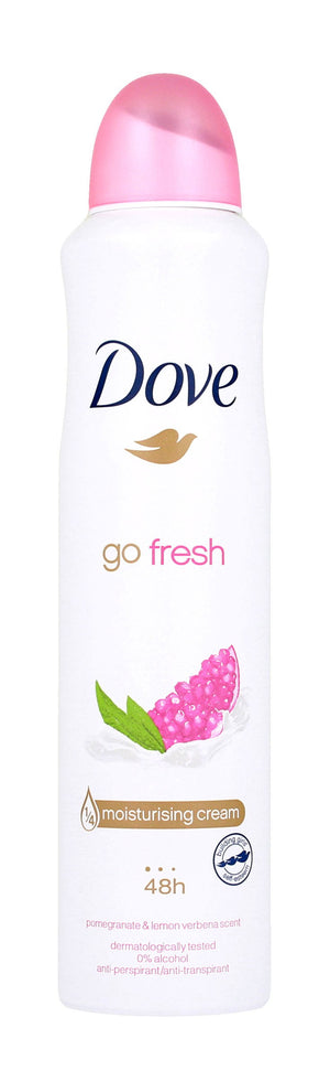 DOVE Go Fresh Deodorant Antiperspirant for Women Spray Pomagranate & Lemon 250 ml.  - Vaistine1.lt | WestPharmacy.eu