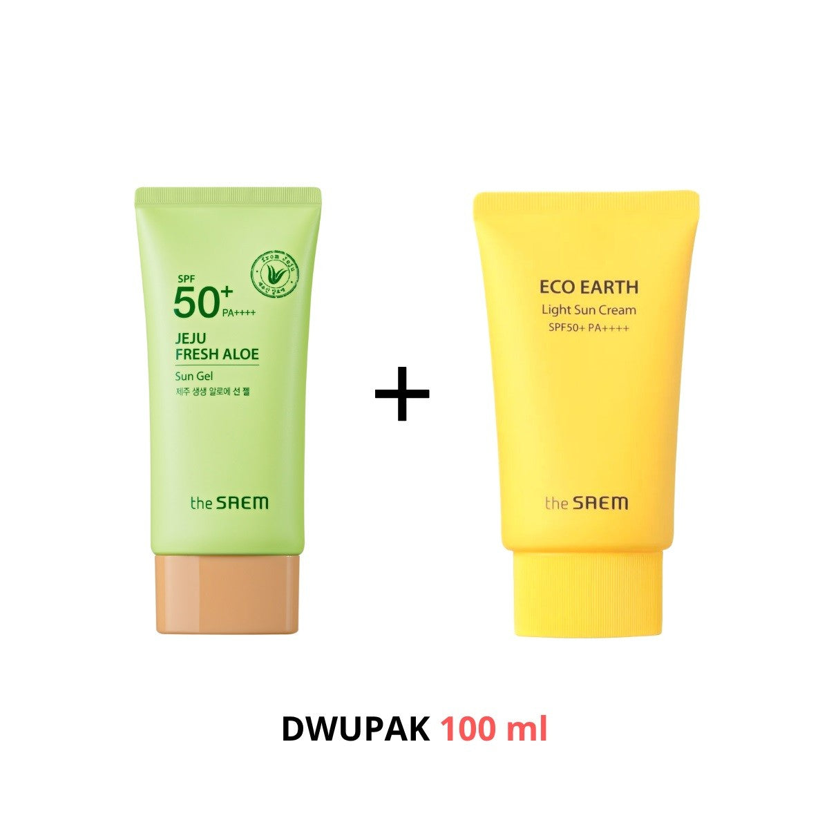 SAEM Package SPF50+ - JEJU SUN GEL + ECO EARTH SUN  - Vaistine1.lt | WestPharmacy.eu