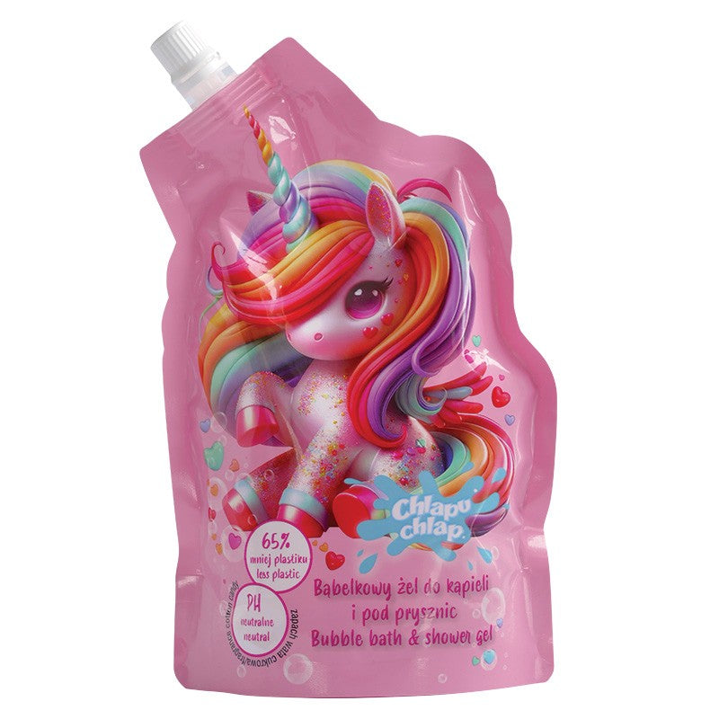 CHLAPU CHLAP Bubble bath and shower gel doypack - cotton candy scent 400 ml | Vaistine1.lt | WestPharmacy.eu
