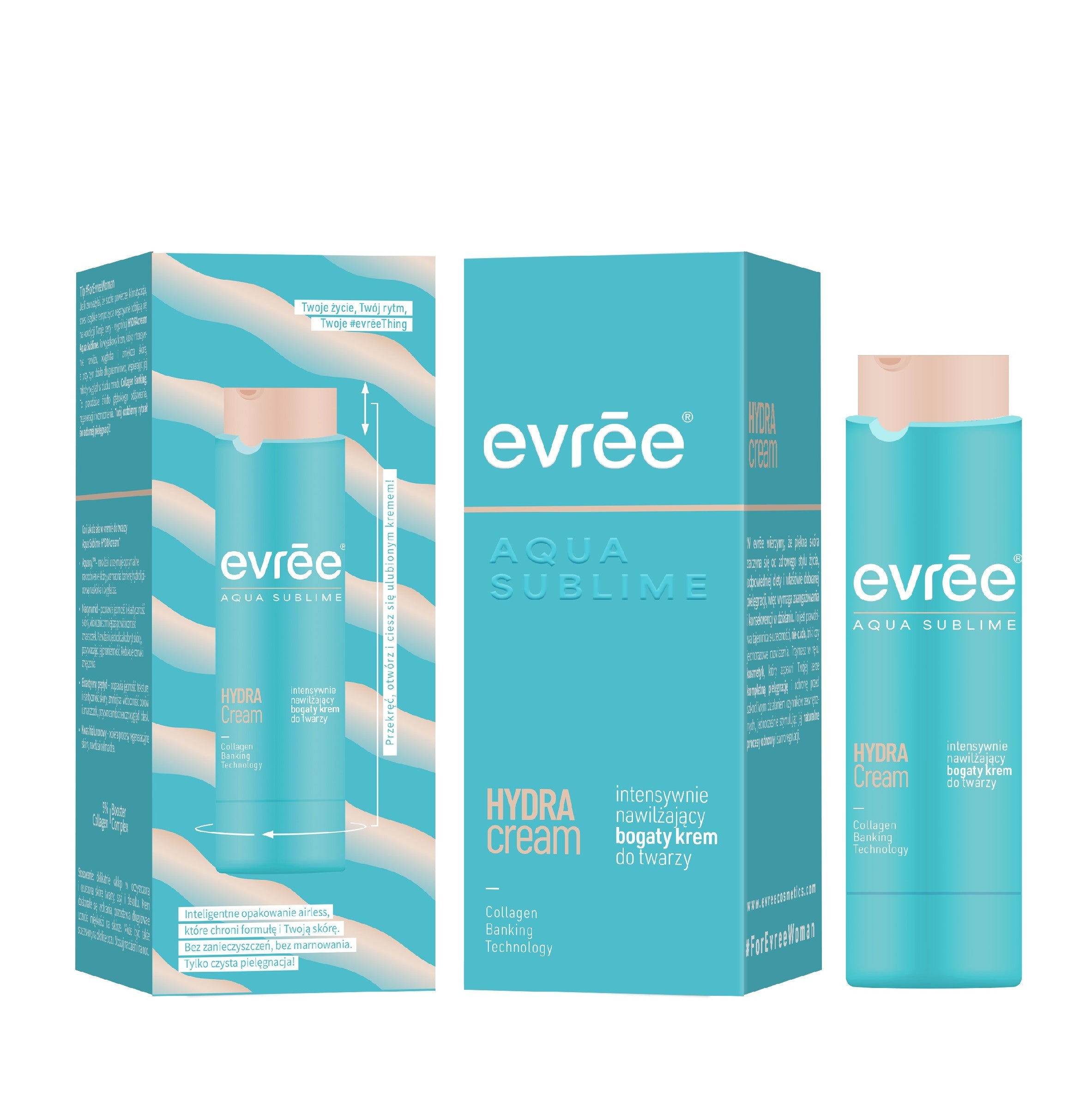 EVREE Aqua Sublime Rich intensely moisturizing face cream Hydra Cream 45 ml | Vaistine1.lt | WestPharmacy.eu
