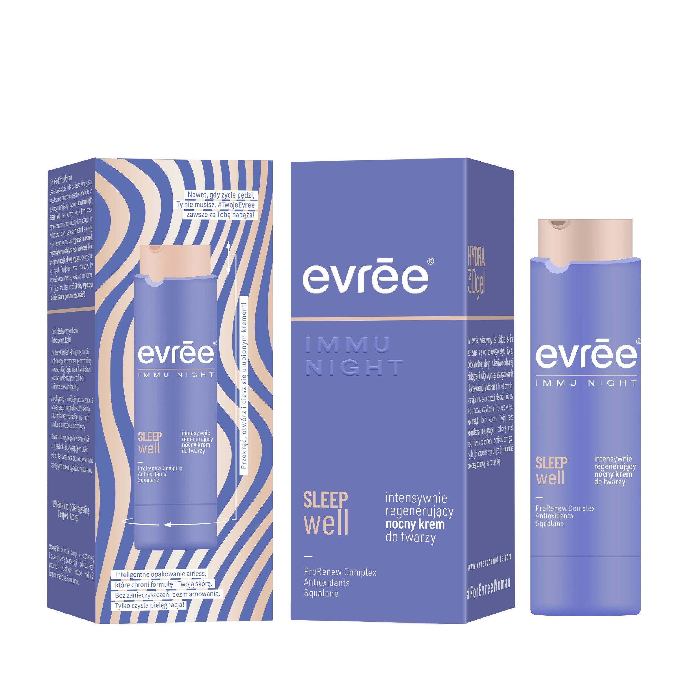 EVREE Immu Night Intensively regenerating night cream SLEEPwell 45 ml | Vaistine1.lt | WestPharmacy.eu