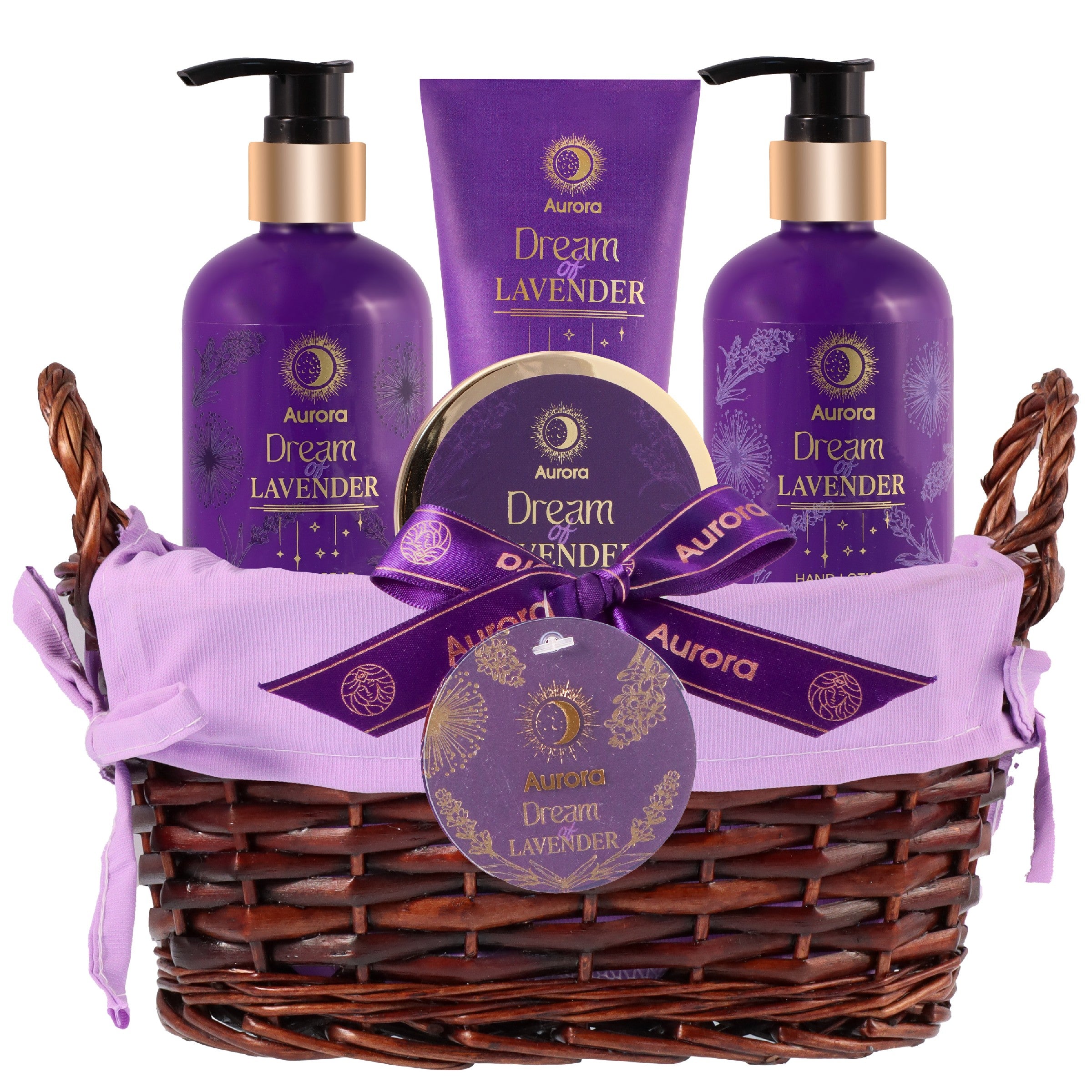 AURORA Dream of Lavender Gift Set Basket - 4 products | Vaistine1.lt | WestPharmacy.eu