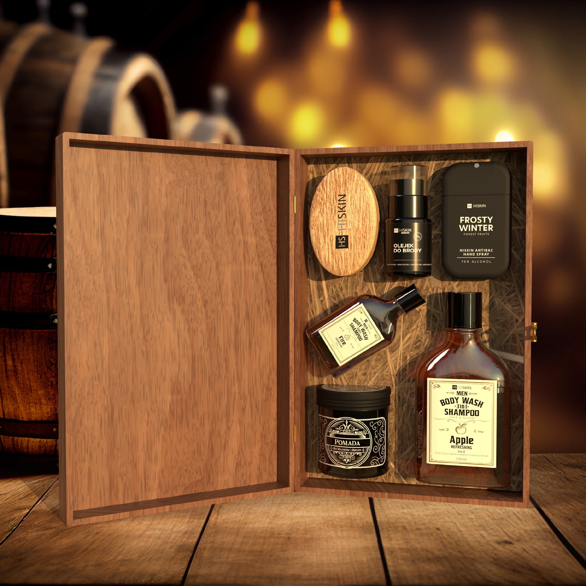 HISKIN Gift Set Men's Chest 6 pcs. | Vaistine1.lt | WestPharmacy.eu