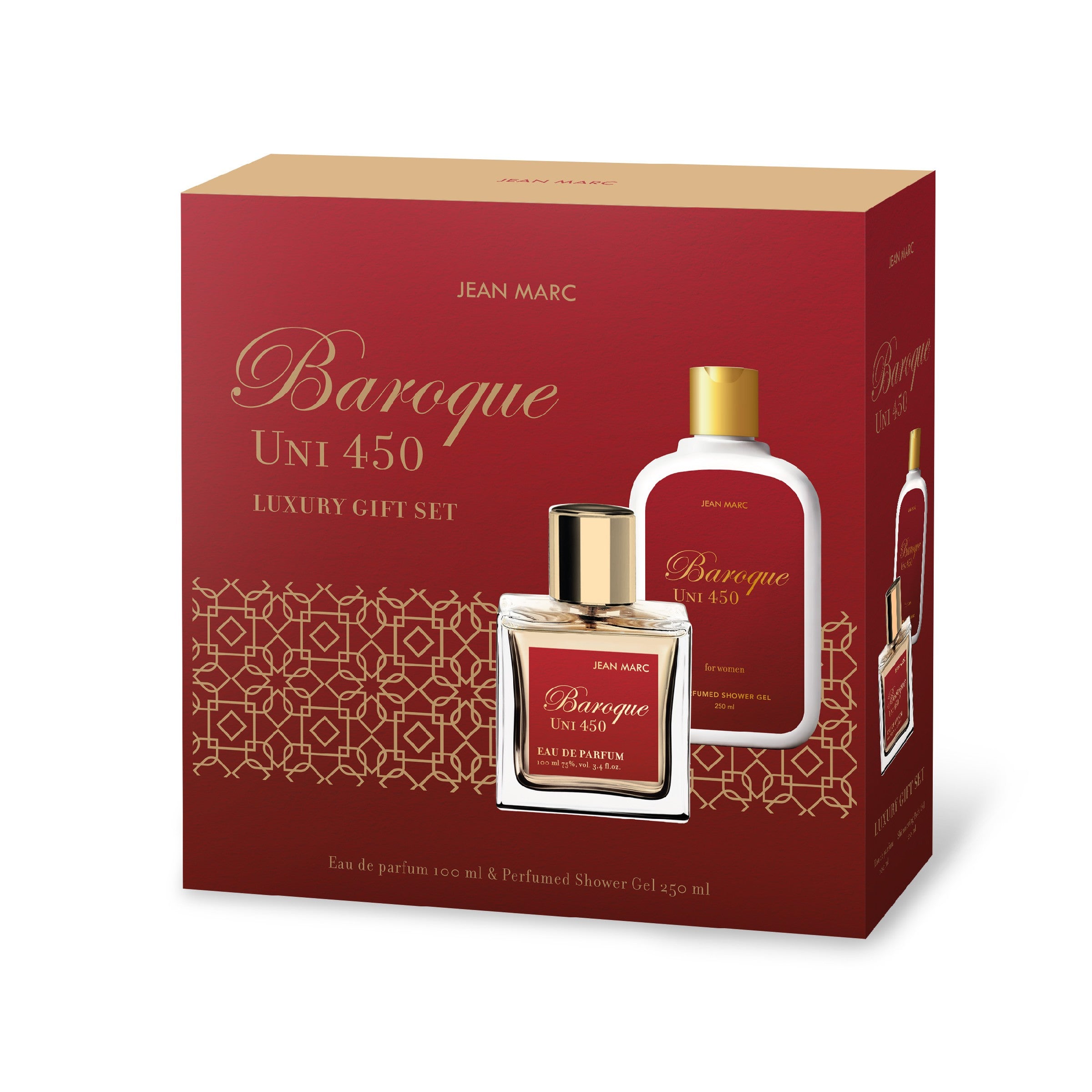 JEAN MARC Baroque Uni 450 Women's Gift Set (Eau de Parfum 100ml + Perfumed Shower Gel 250ml) | Vaistine1.lt | WestPharmacy.eu
