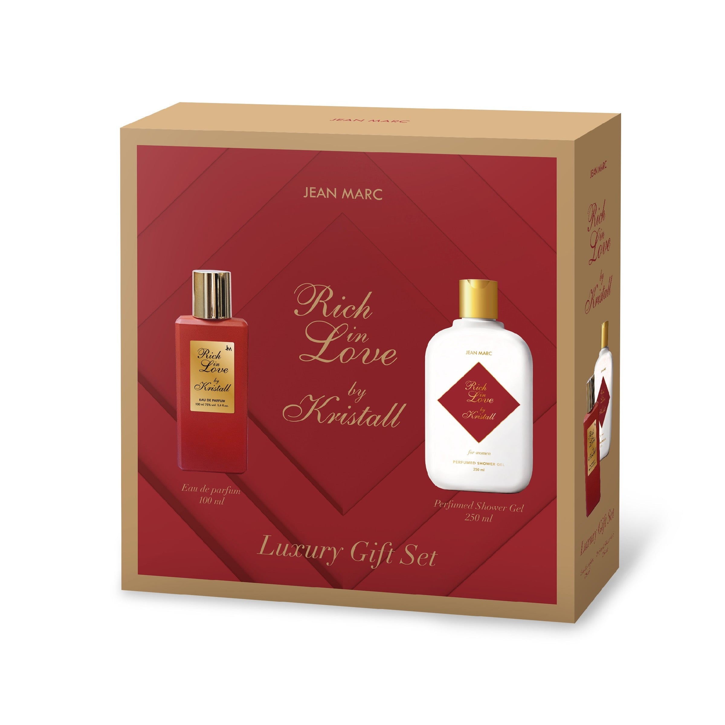 JEAN MARC Rich in Love Gift Set for Women (Eau de Parfum 100ml + Perfumed Shower Gel 250ml) | Vaistine1.lt | WestPharmacy.eu