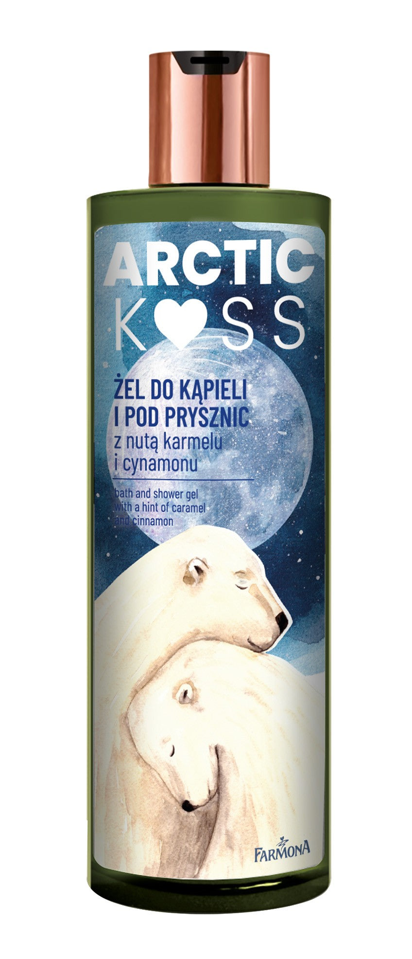 FARMONA Arctic Kiss Bath and shower gel with a hint of caramel and cinnamon 400 ml | Vaistine1.lt | WestPharmacy.eu