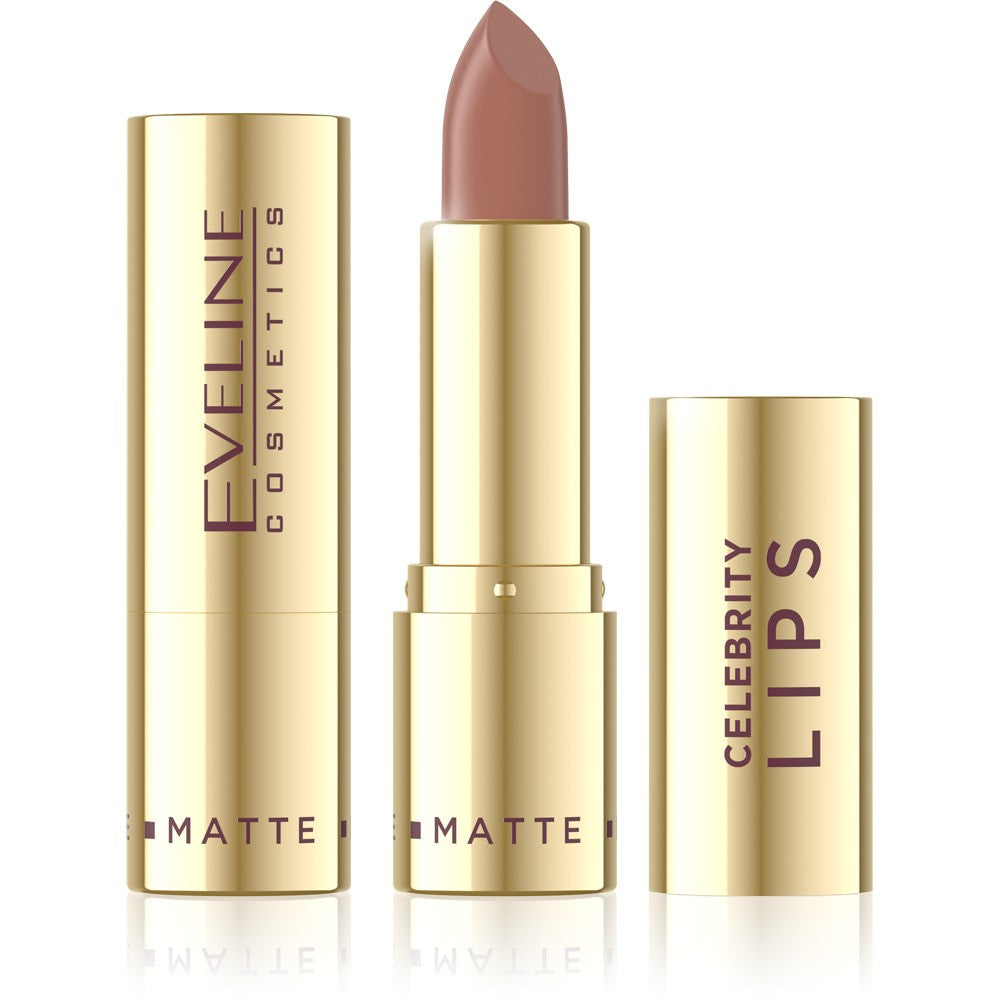 EVELINE Celebrity Lips Creamy lūpų dažai su matiniu efektu Nr. 515 | Vaistine1.lt | WestPharmacy.eu